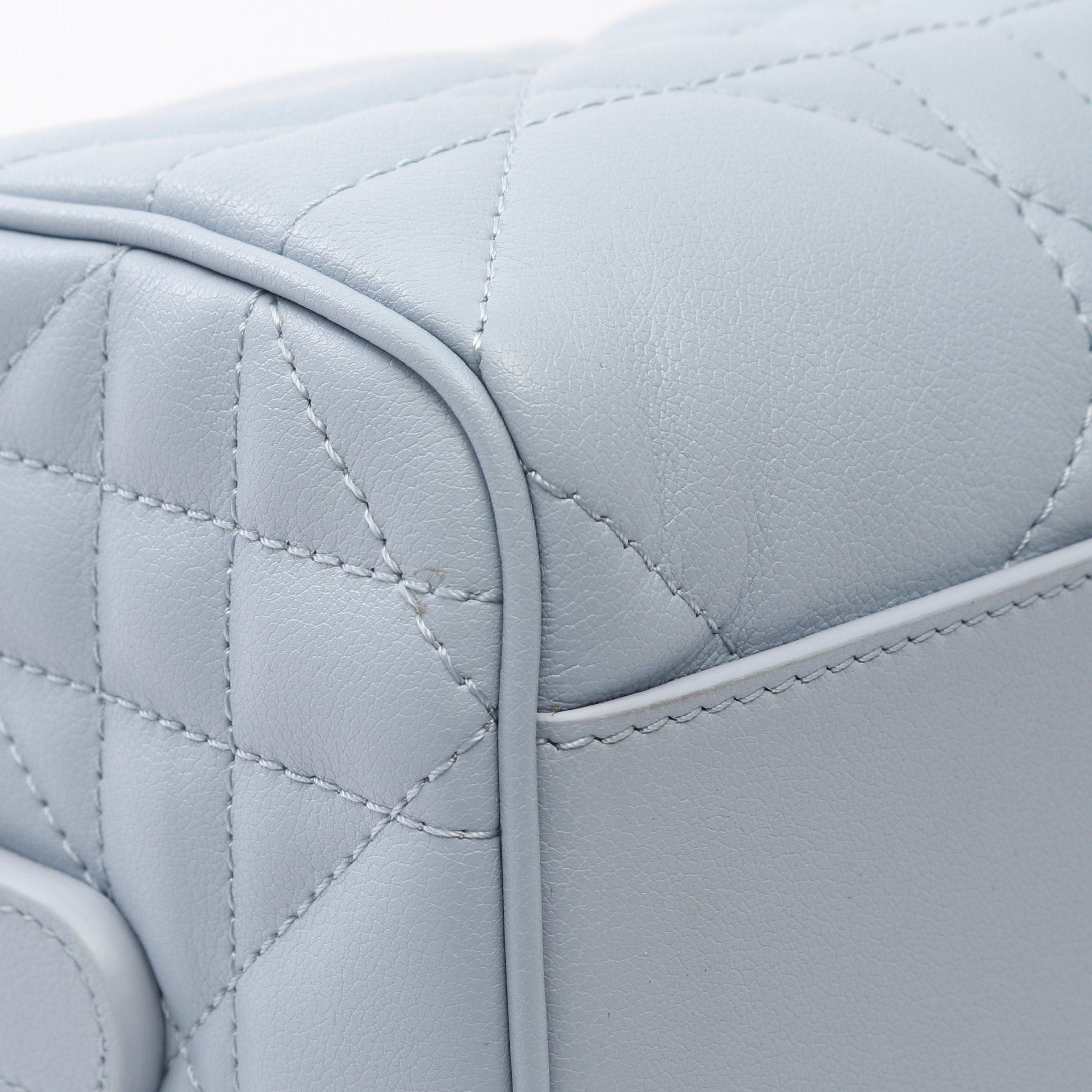 Dior Dior Groove 20 Macro Cannage Handbag Leather Light Blue Size ONE SIZE - 5 Thumbnail
