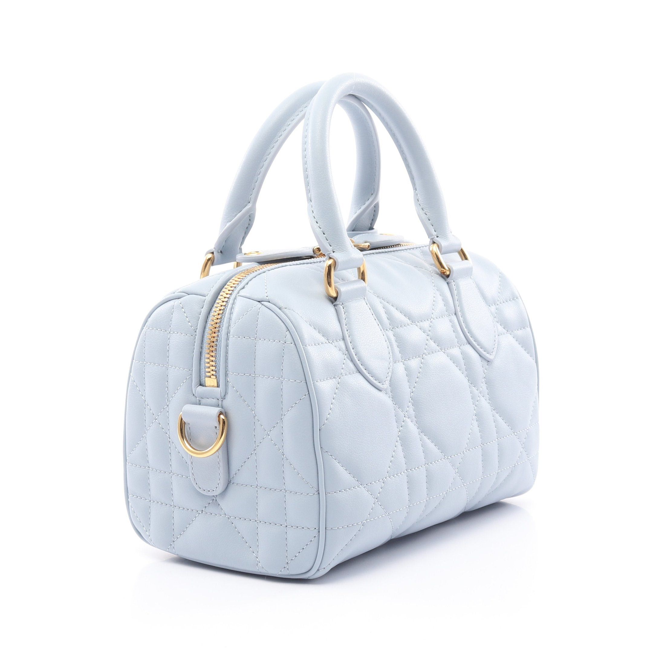 Dior Dior Groove 20 Macro Cannage Handbag Leather Light Blue Size ONE SIZE - 2 Thumbnail