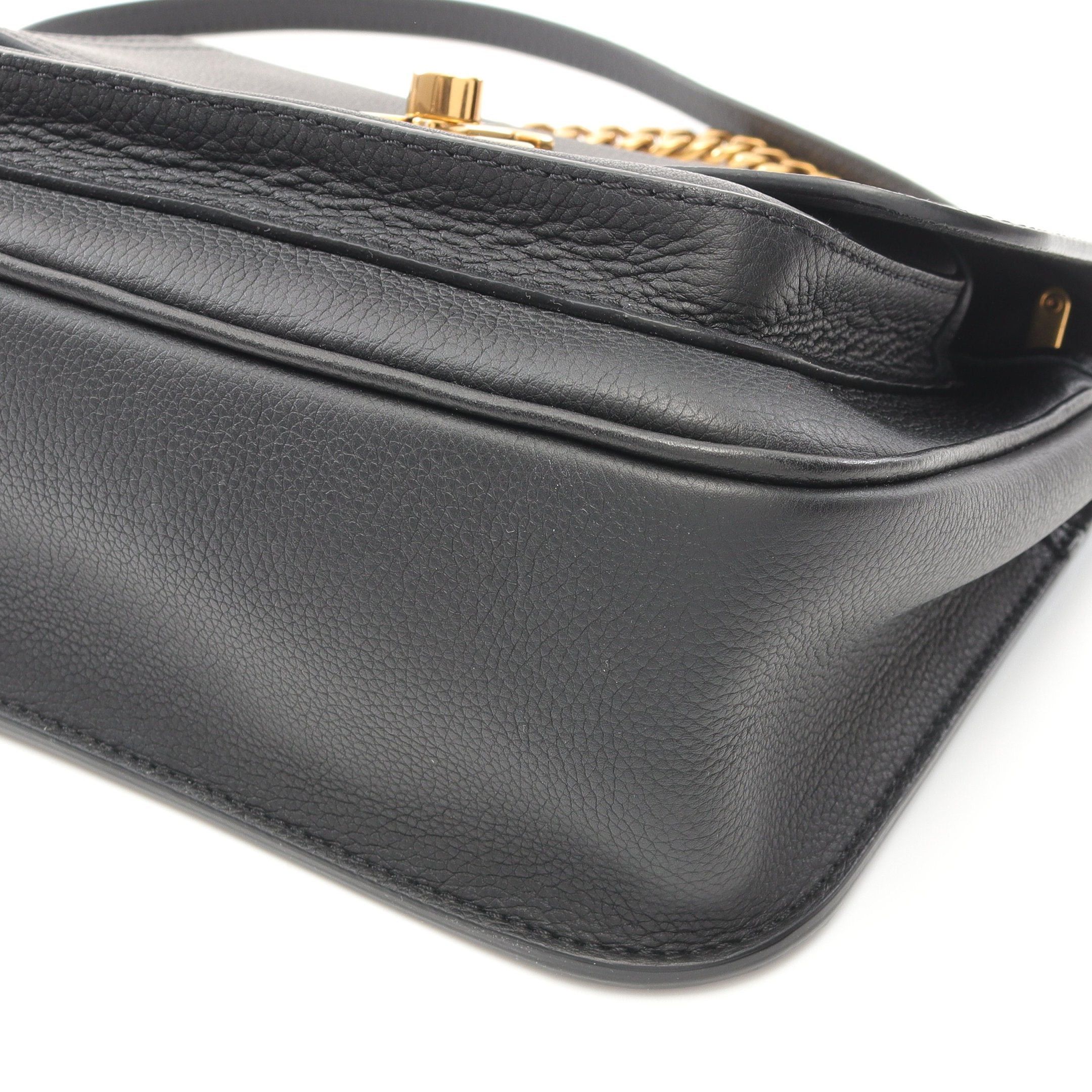 Louis Vuitton Louis Vuitton Rock Me Chain Noir Shoulder Bag Leather Black Size ONE SIZE - 8 Thumbnail