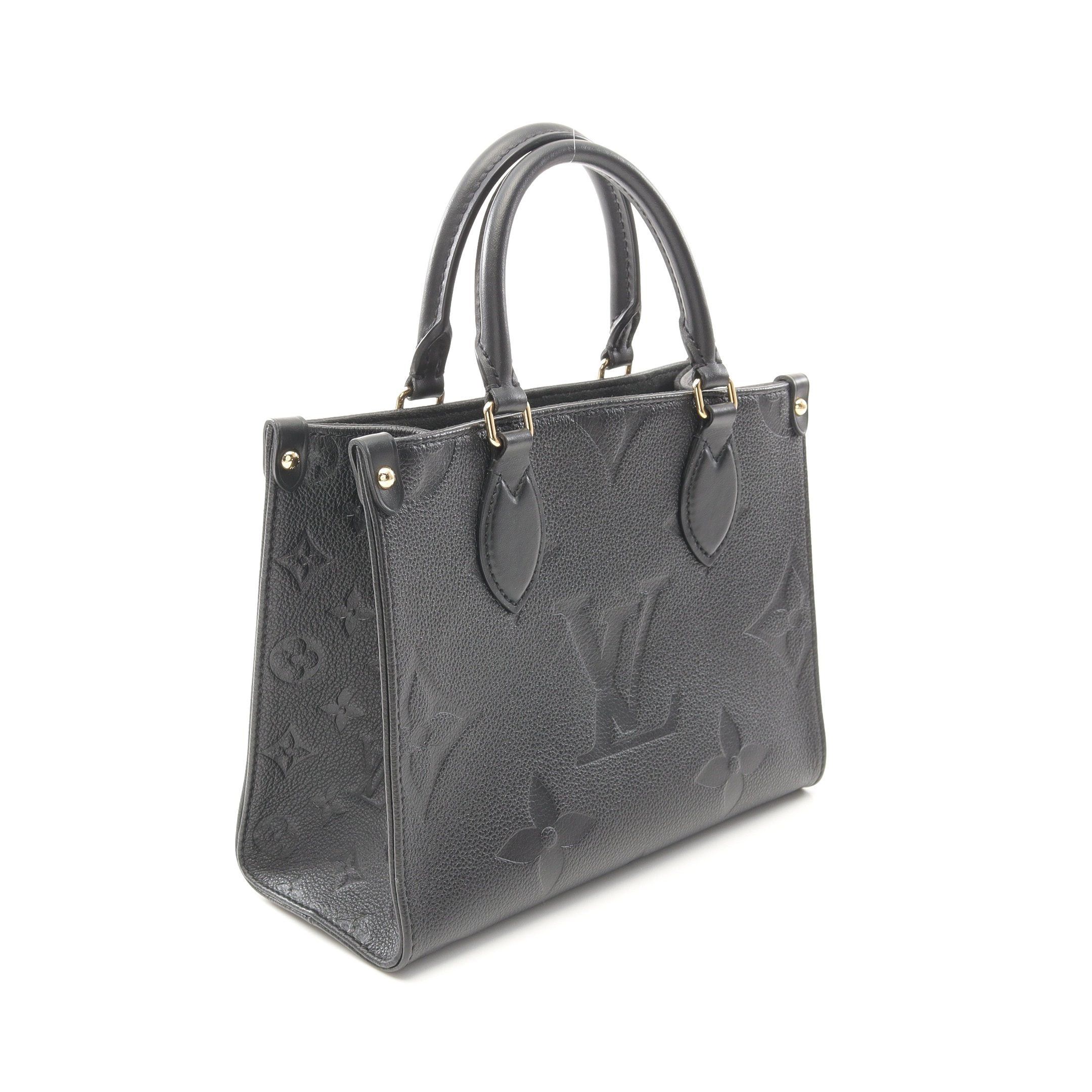 Louis Vuitton Louis Vuitton On-The-Go Pm Monogram Empreinte Noir Handbag Leather Black Size ONE SIZE - 2 Thumbnail