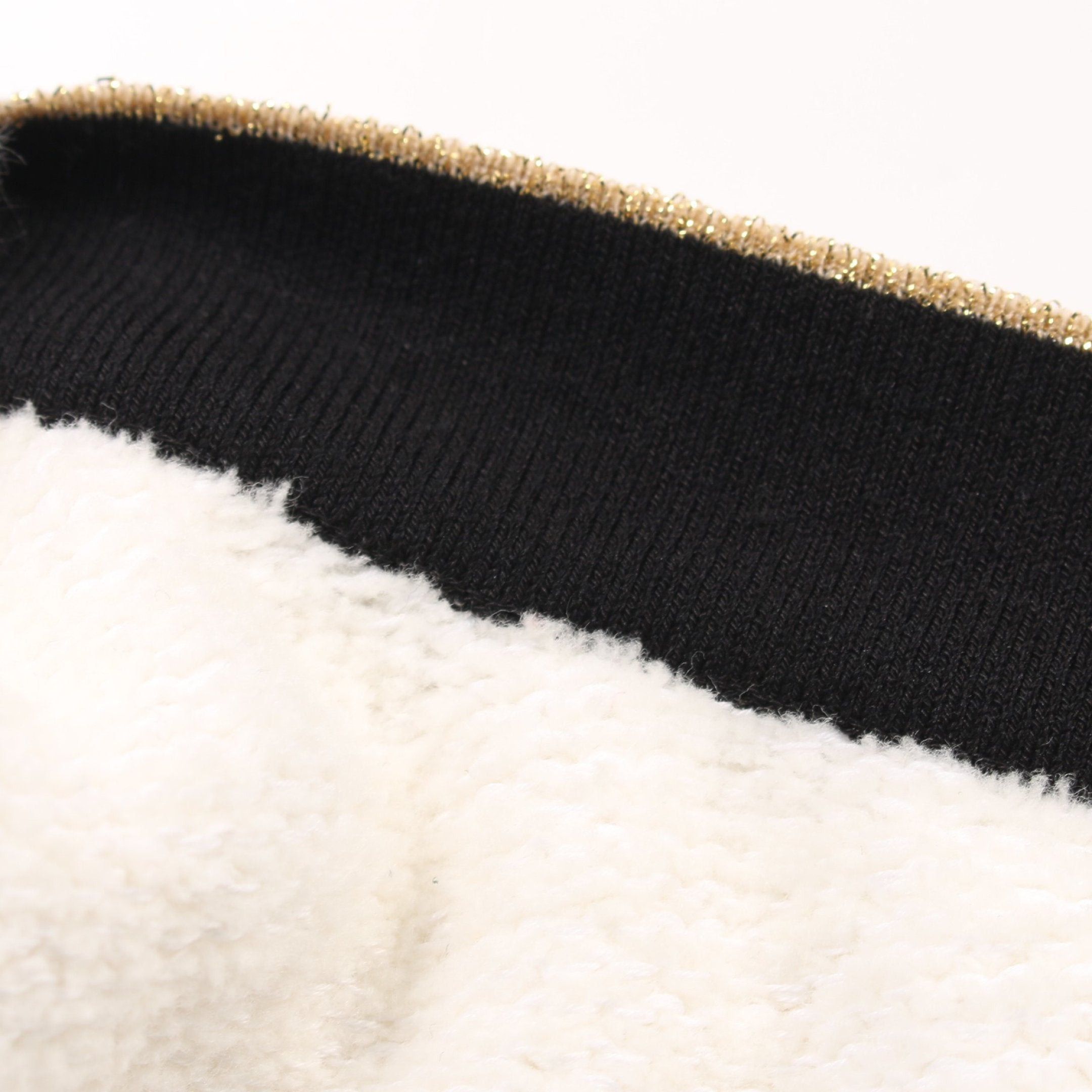 Chanel Chanel Cocomark Button Pile One Piece Long Sleeve Cotton White Black Size ONE SIZE - 7 Thumbnail