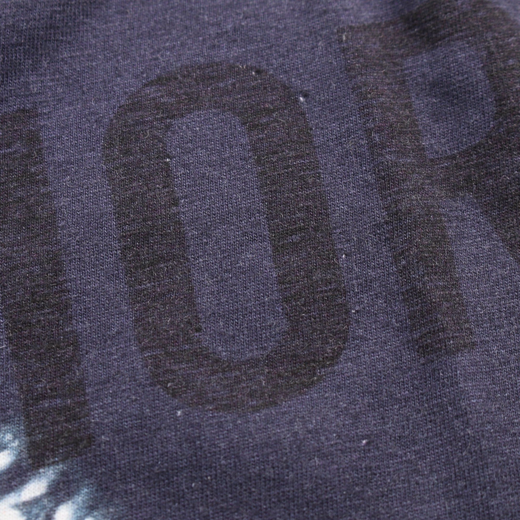 Dior Dior J'ADIOR Tie Dye T-Shirt Crew Neck Short Sleeve Cotton Navy White Size ONE SIZE - 8 Thumbnail