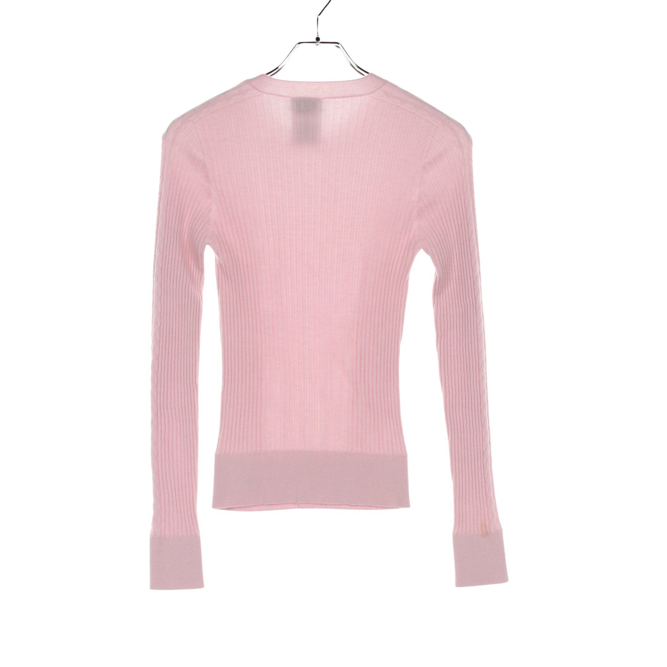 Chanel Chanel Sweater Knit Cashmere Light Pink Size ONE SIZE - 2 Thumbnail