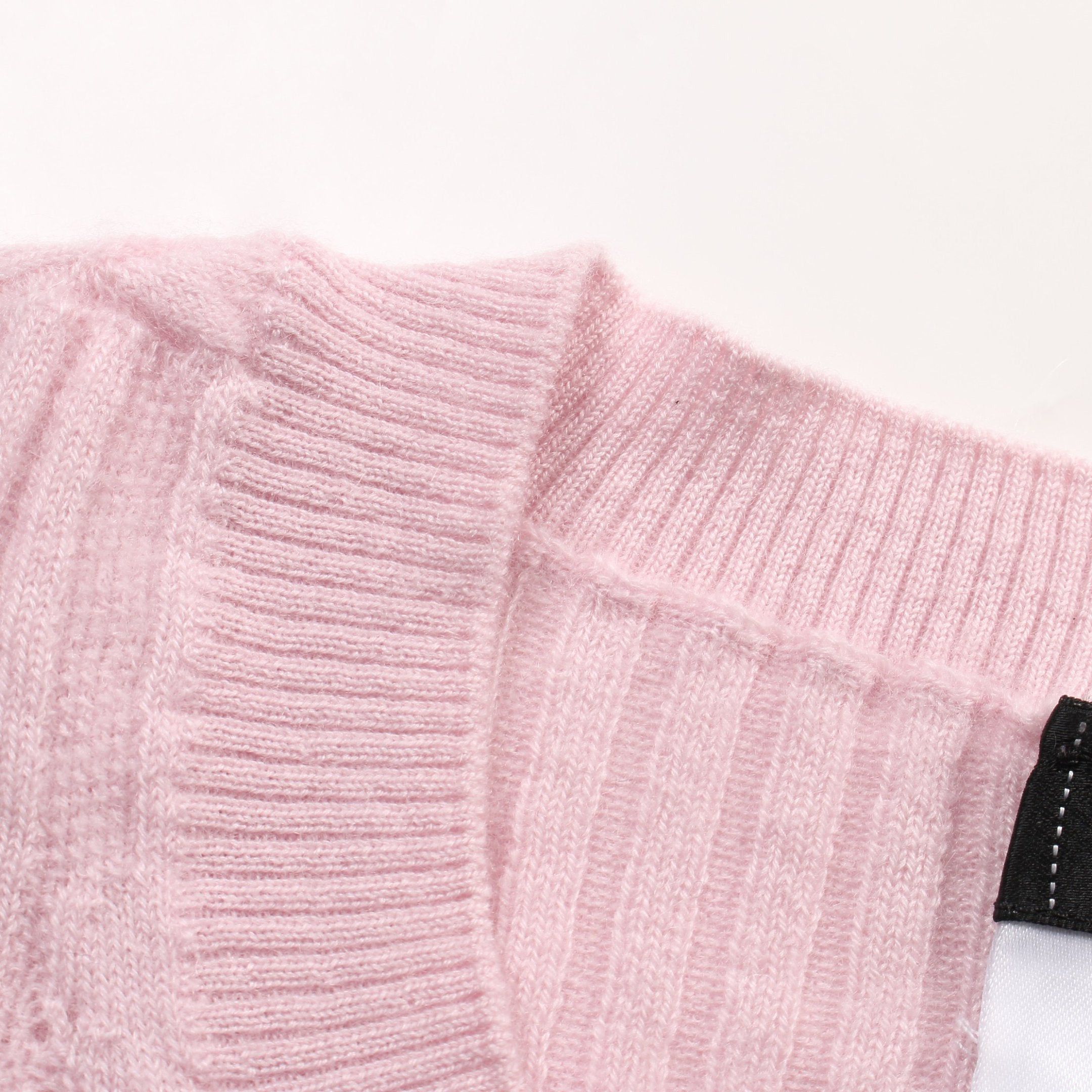 Chanel Chanel Sweater Knit Cashmere Light Pink Size ONE SIZE - 7 Thumbnail