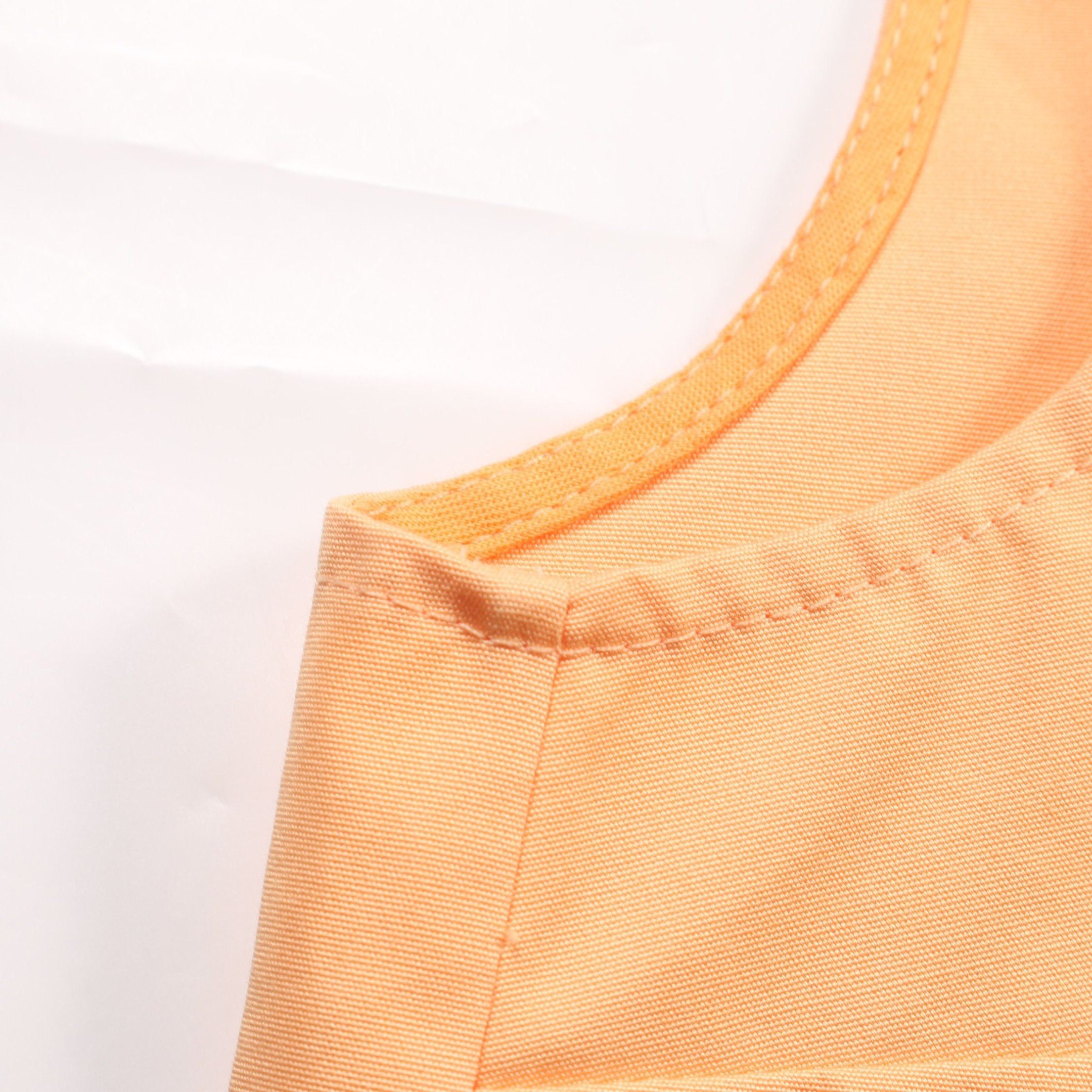 Hermes Hermes Cut And Sew No Sleeve Cotton Orange Size ONE SIZE - 6 Thumbnail