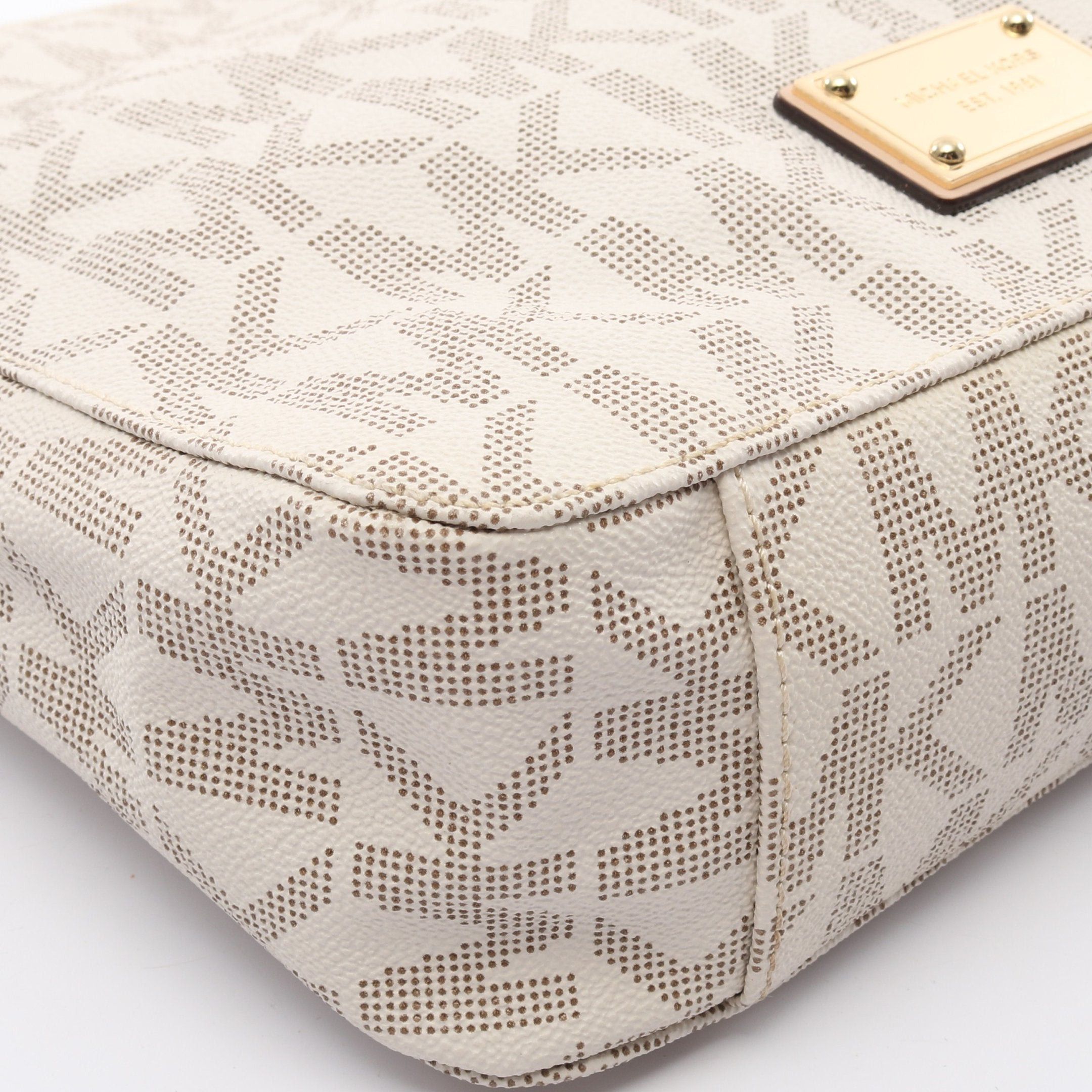 Michael Kors Michael Kors Jet Set Travel Large Logo Messenger Shoulder Bag Leather Off White Size ONE SIZE - 5 Thumbnail