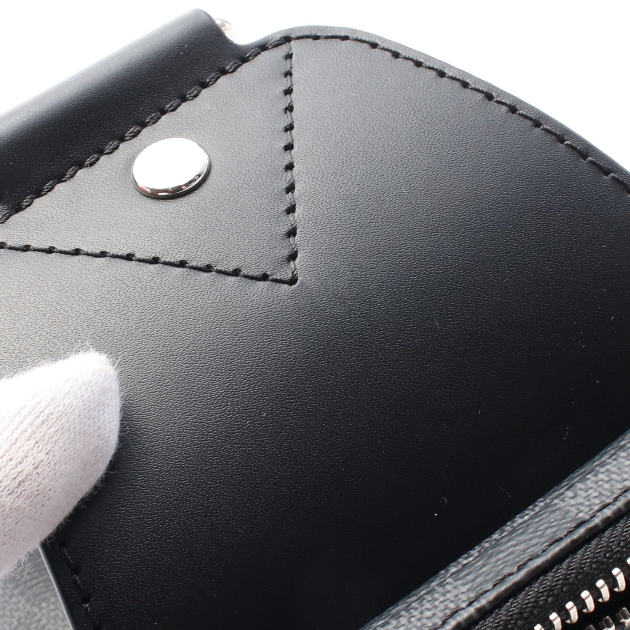 Louis Vuitton Louis Vuitton Avenue Sling Bag Damier Graphite Body Leather Black Size ONE SIZE - 5 Thumbnail