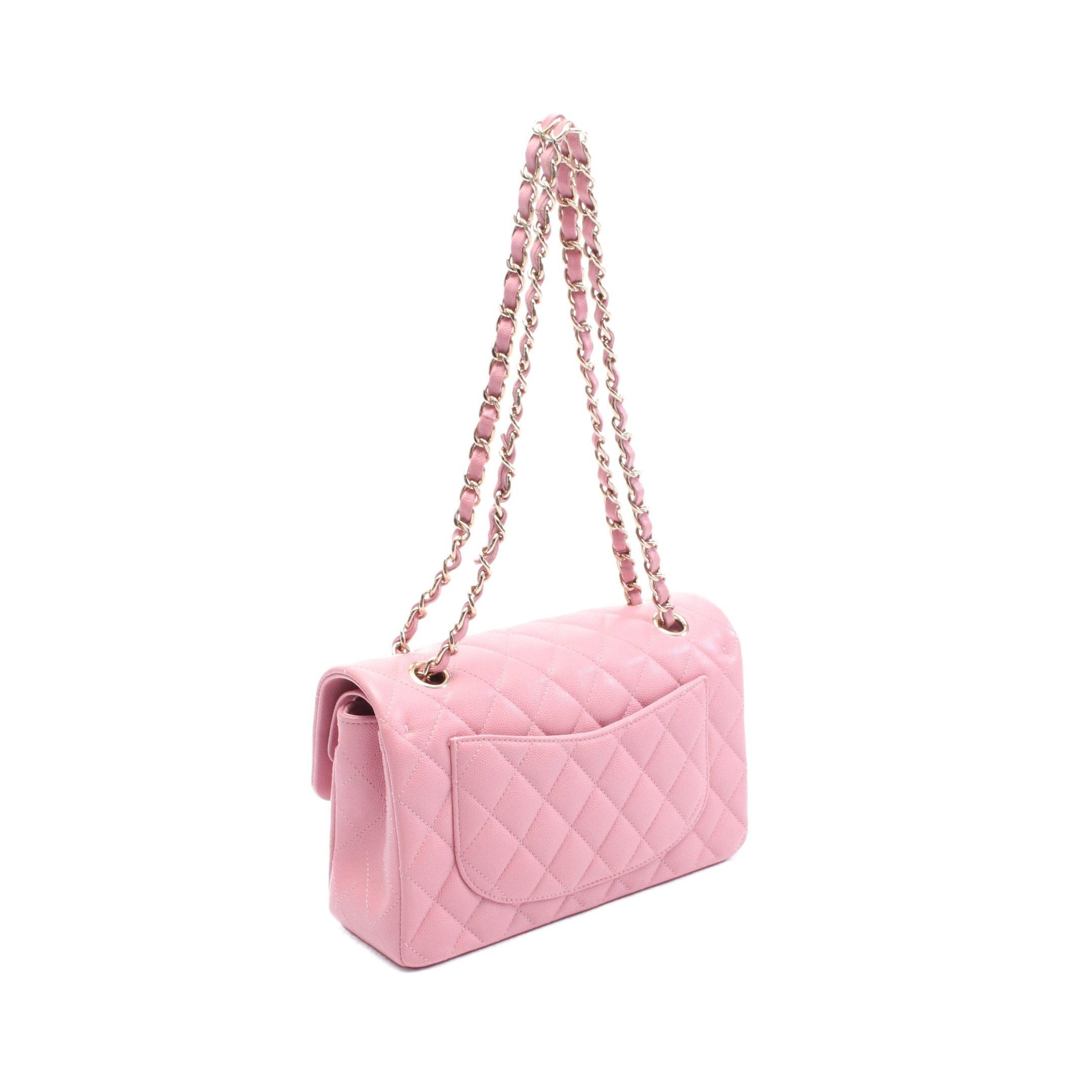 Chanel Chanel Matelasse Double Flap Chain Shoulder Bag Caviar Skin Pink Gold Hardware Size ONE SIZE - 2 Thumbnail