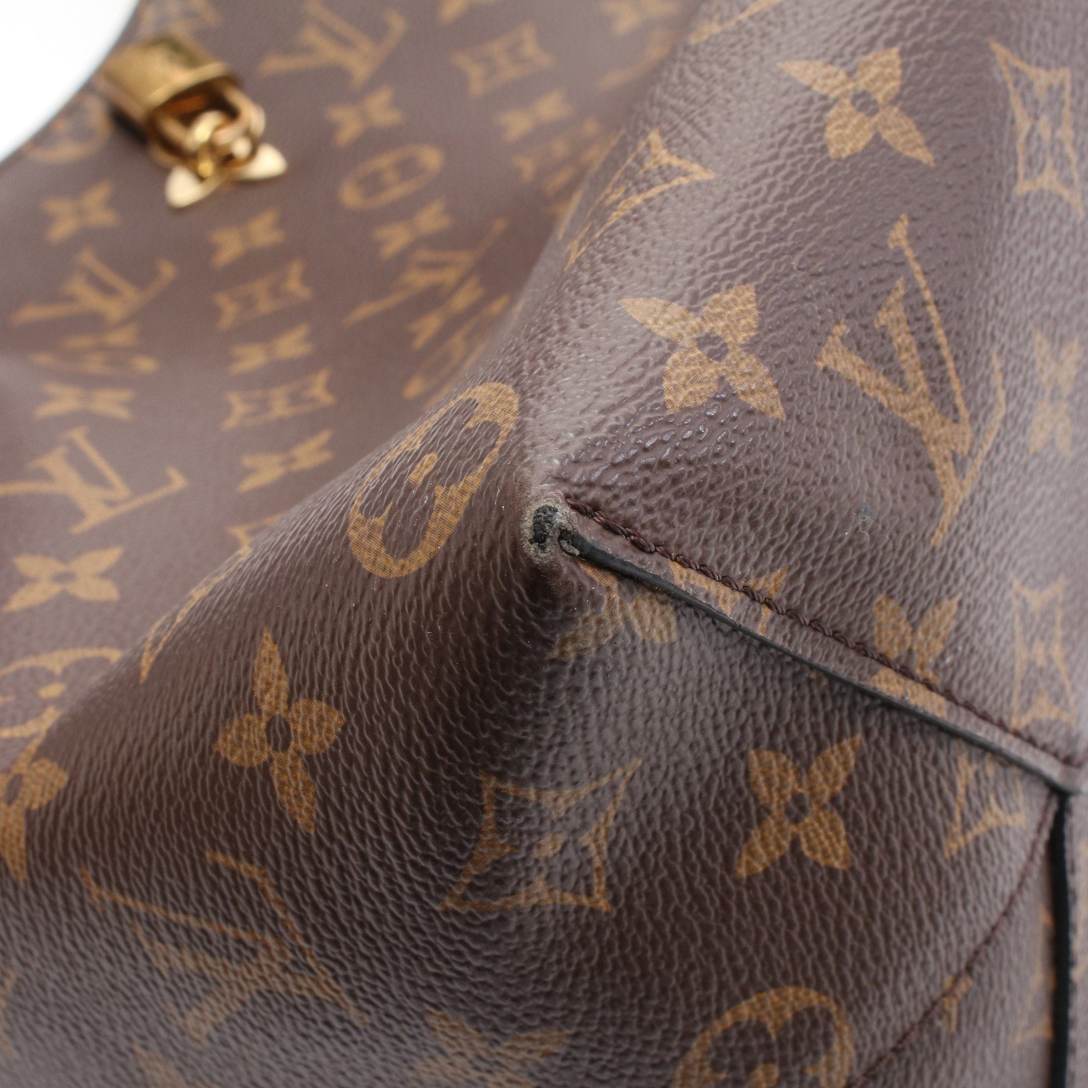Louis Vuitton Louis Vuitton Flower Hobo Monogram One Shoulder Bag Leather Brown Bordeaux Size ONE SIZE - 9 Thumbnail