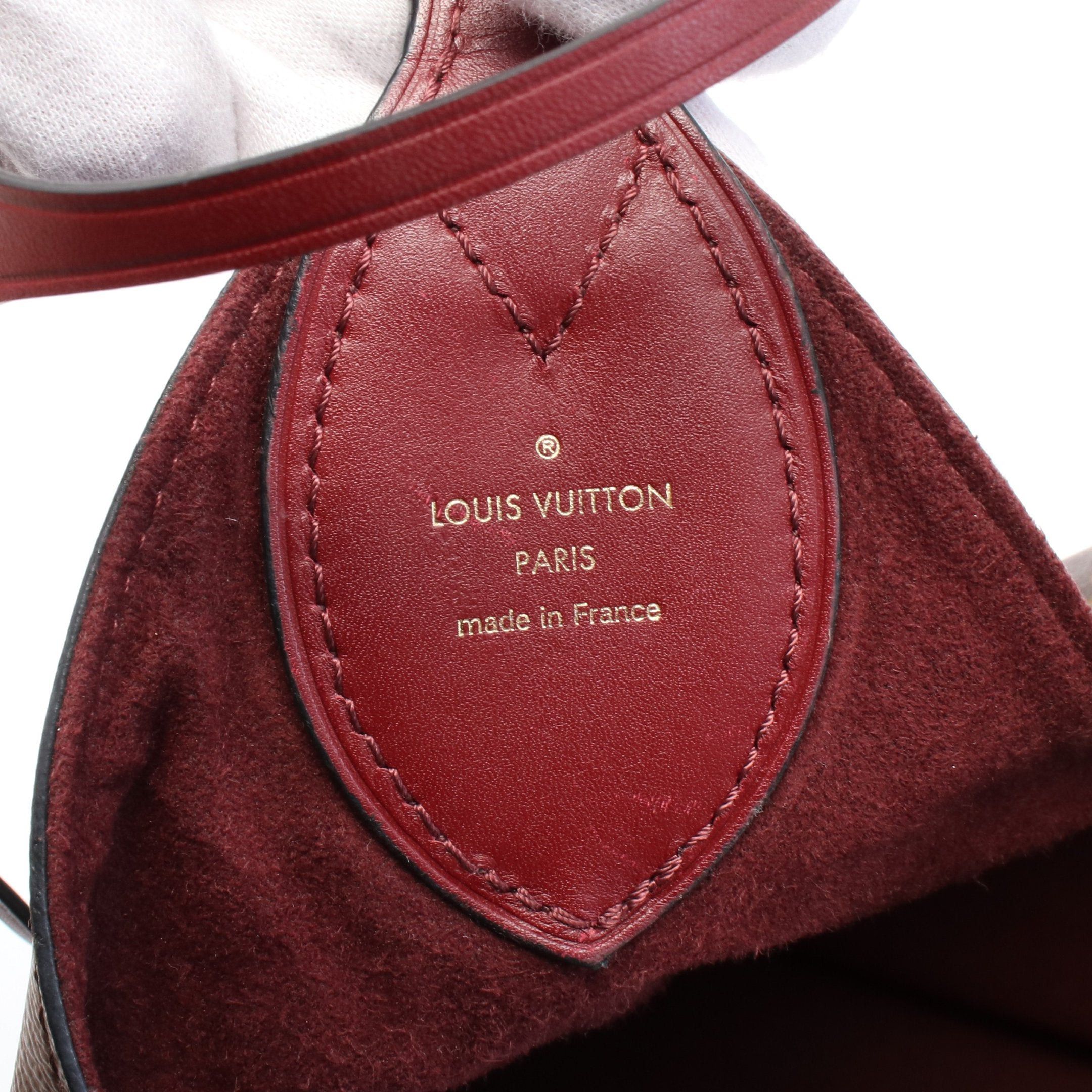Louis Vuitton Louis Vuitton Flower Hobo Monogram One Shoulder Bag Leather Brown Bordeaux Size ONE SIZE - 4 Thumbnail