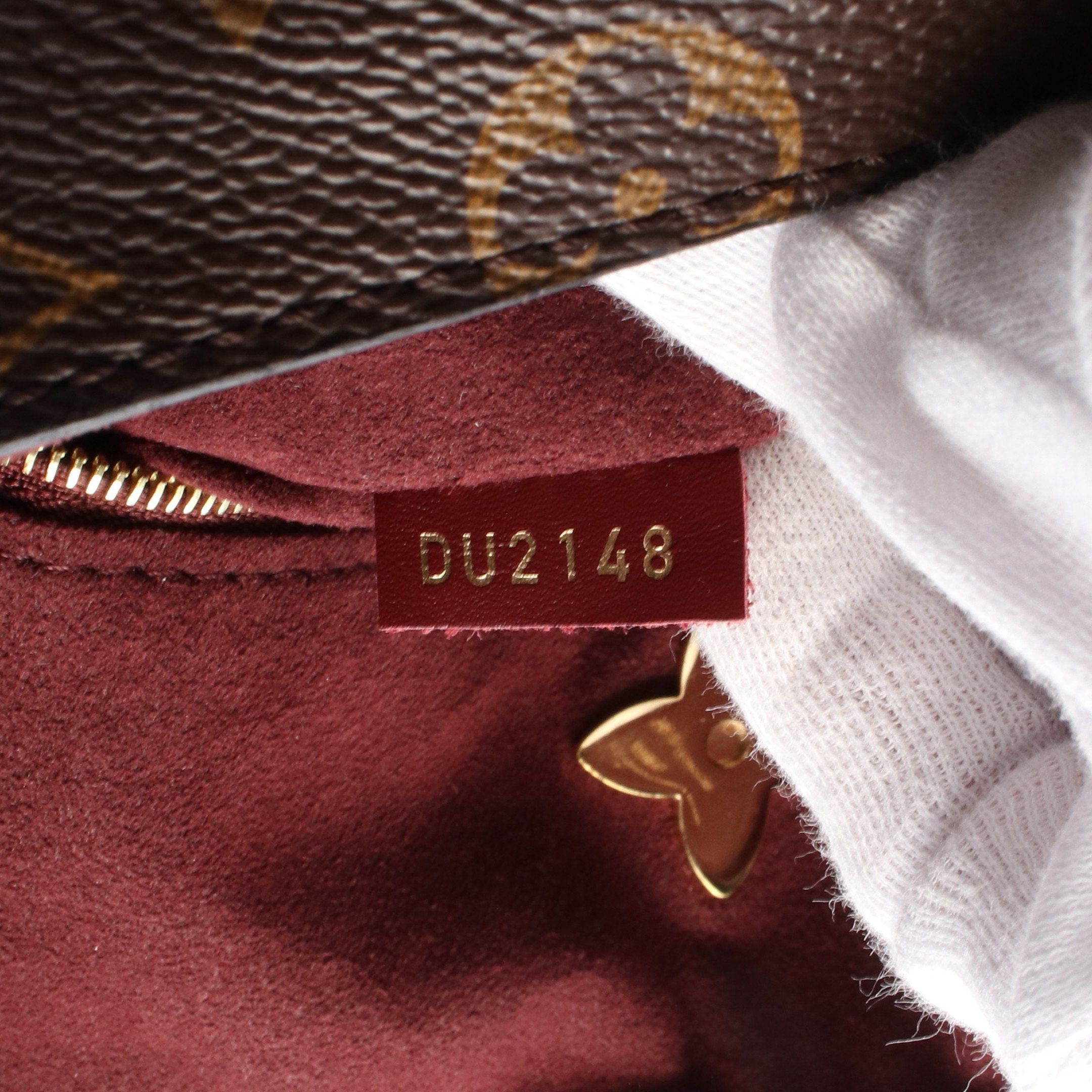 Louis Vuitton Louis Vuitton Flower Hobo Monogram One Shoulder Bag Leather Brown Bordeaux Size ONE SIZE - 5 Thumbnail