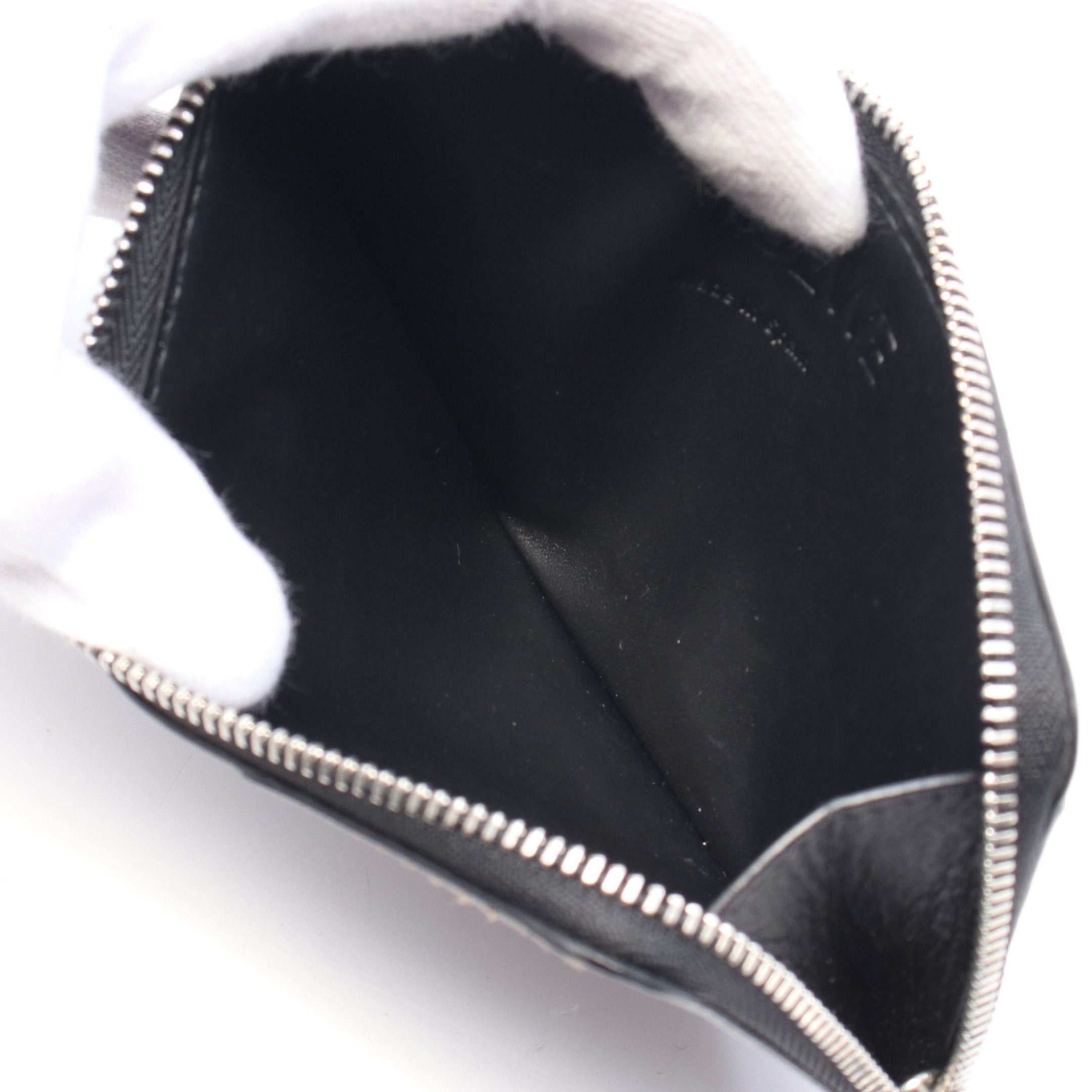 Loewe Loewe Puzzle Coin Purse Card Case Leather Black Size ONE SIZE - 3 Thumbnail