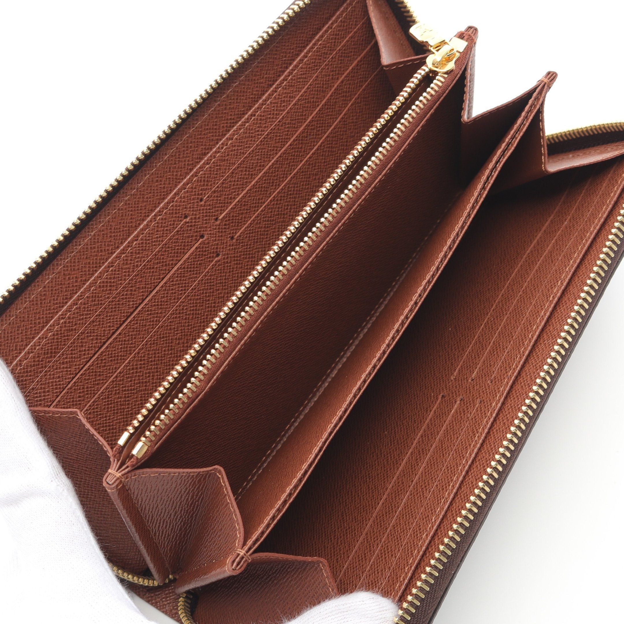 Louis Vuitton Louis Vuitton Zippy Wallet Monogram Round Zipper Long Brown Size ONE SIZE - 3 Thumbnail