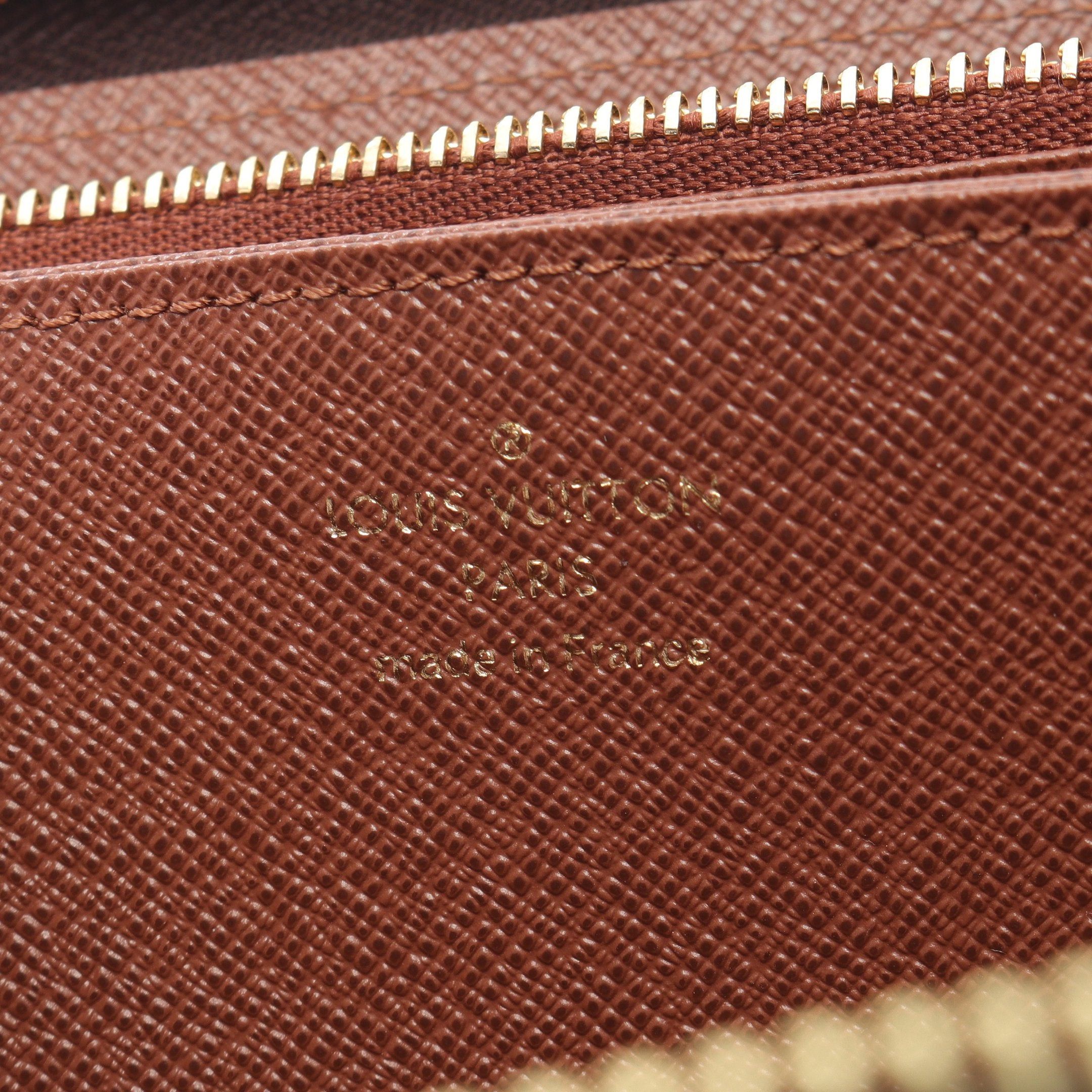Louis Vuitton Louis Vuitton Zippy Wallet Monogram Round Zipper Long Brown Size ONE SIZE - 4 Thumbnail