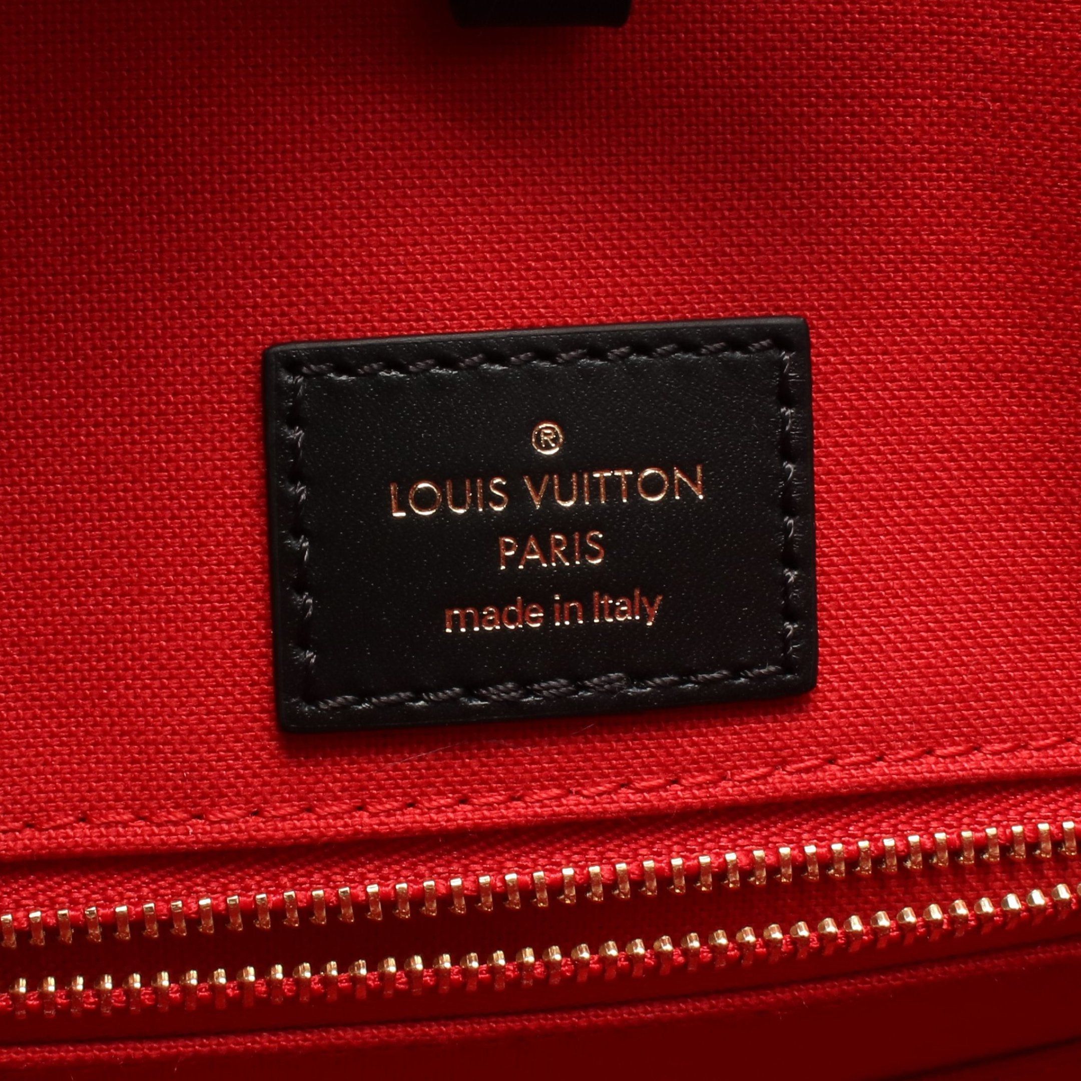 Louis Vuitton Louis Vuitton On-The-Go Mm Monogram Giant Reverse Shoulder Bag Tote Leather Brown Beige Size ONE SIZE - 4 Thumbnail