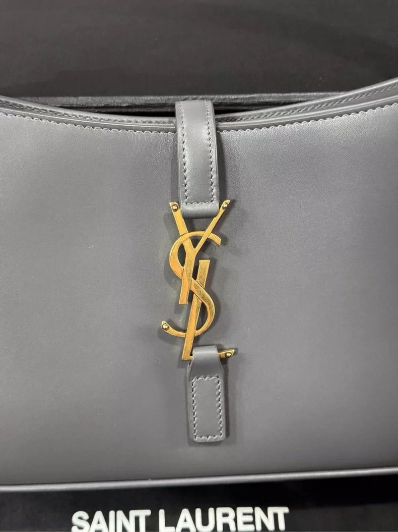 Saint Laurent Paris YSL Grey Underarm Bag New Authentic-yf Size ONE SIZE - 3 Thumbnail
