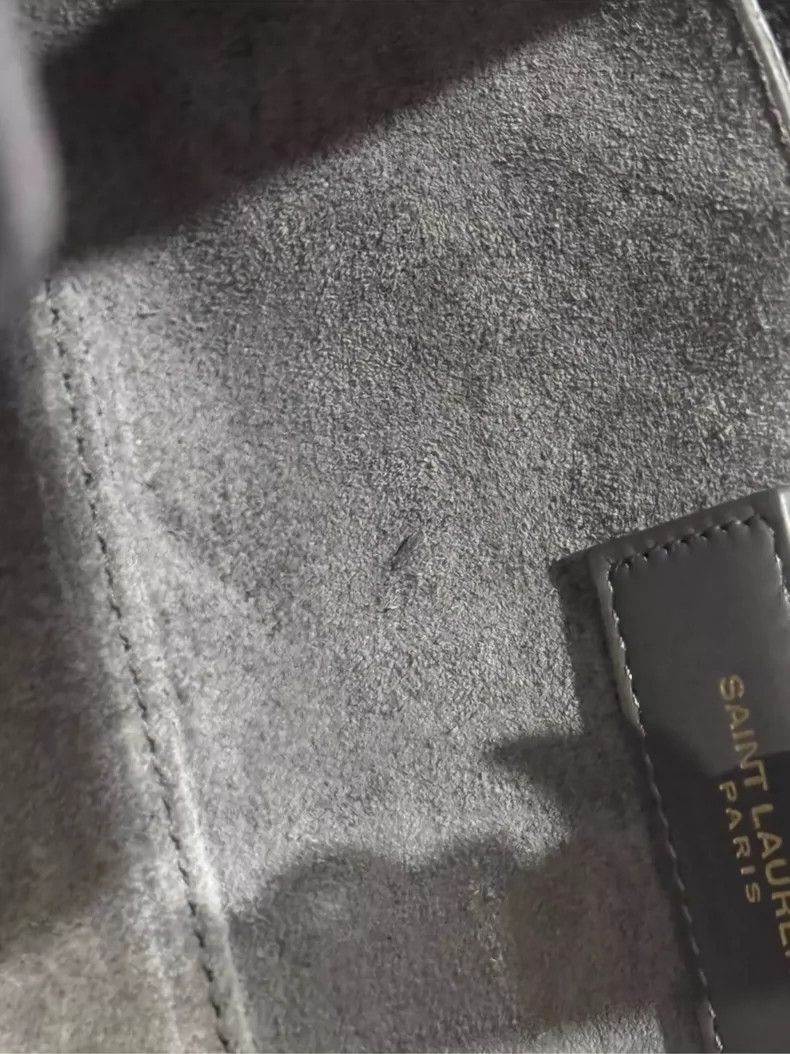 Saint Laurent Paris YSL Grey Underarm Bag New Authentic-yf Size ONE SIZE - 6 Thumbnail
