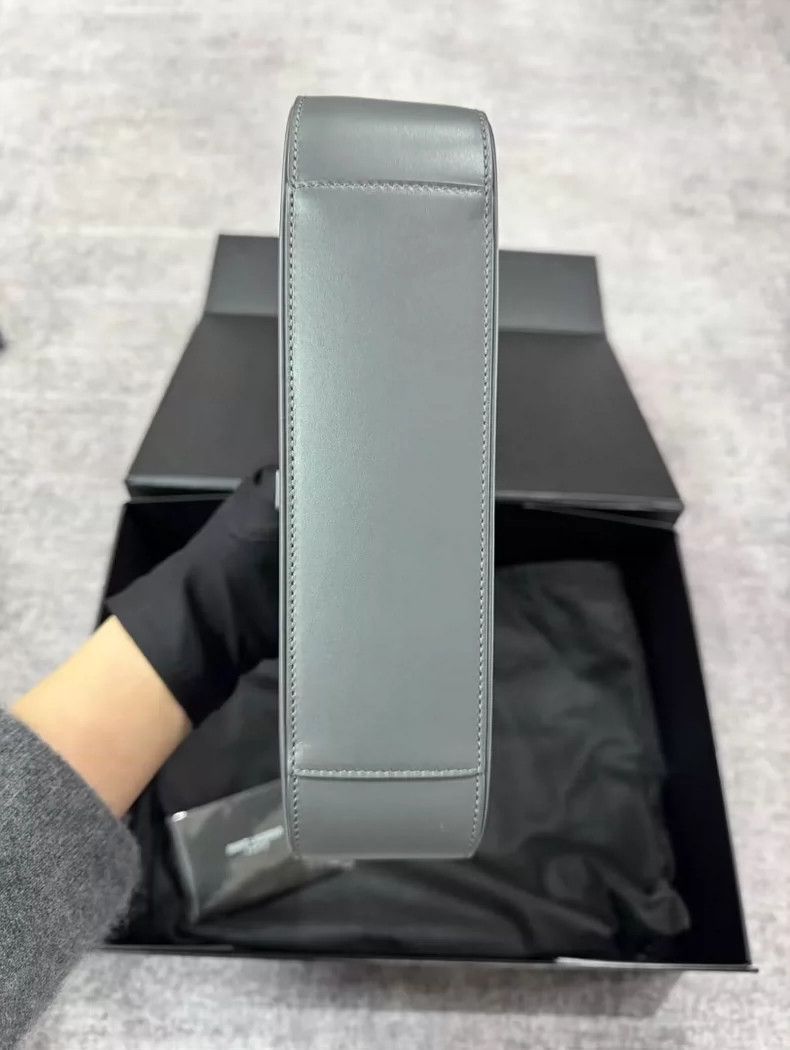 Saint Laurent Paris YSL Grey Underarm Bag New Authentic-yf Size ONE SIZE - 9 Thumbnail
