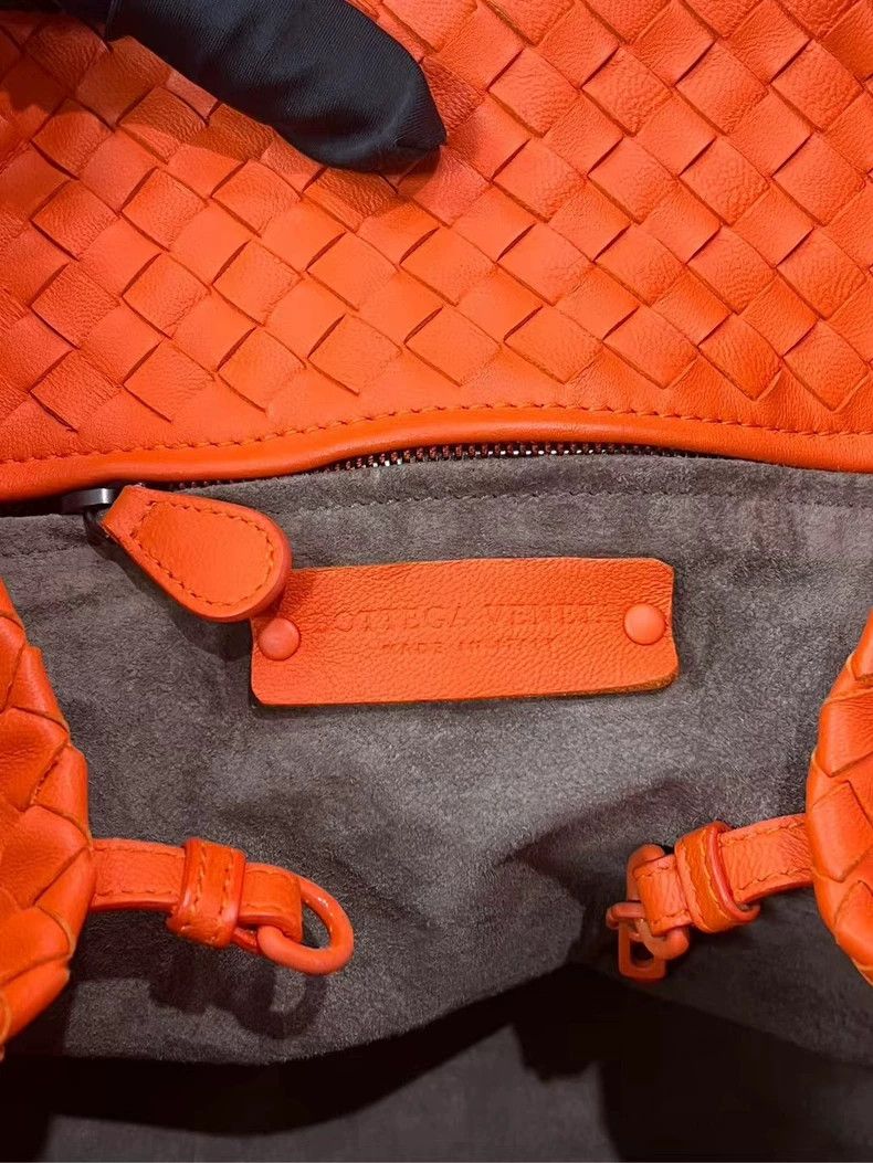 Bottega Veneta Bottega Veneta Orange Woven Tote Bag-yf Size ONE SIZE - 8 Thumbnail