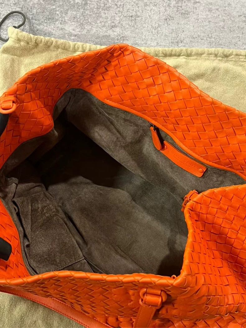 Bottega Veneta Bottega Veneta Orange Woven Tote Bag-yf Size ONE SIZE - 7 Thumbnail