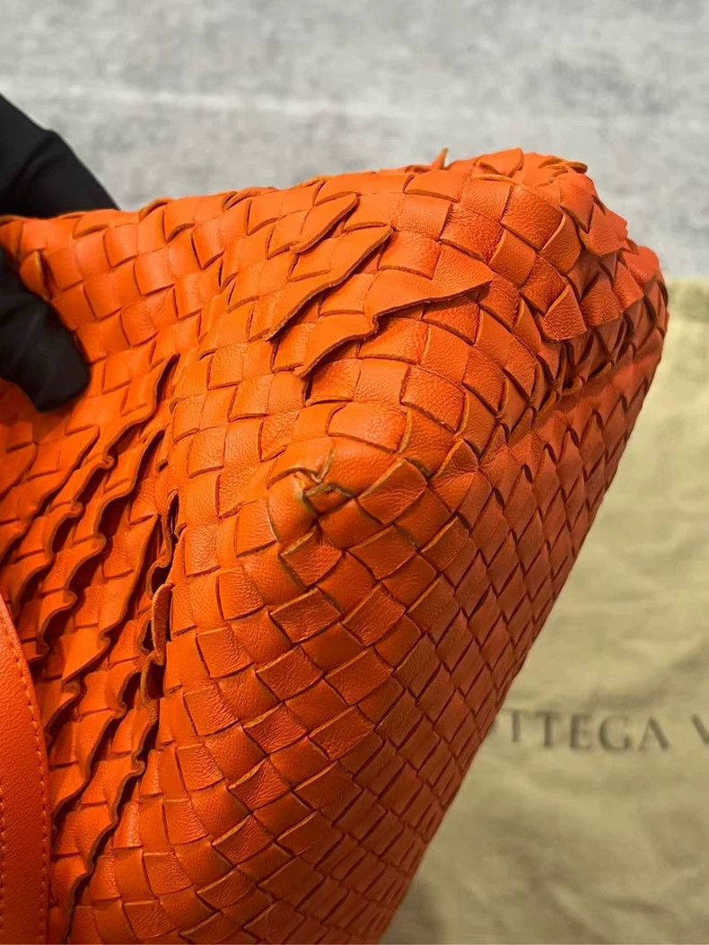 Bottega Veneta Bottega Veneta Orange Woven Tote Bag-yf Size ONE SIZE - 5 Thumbnail