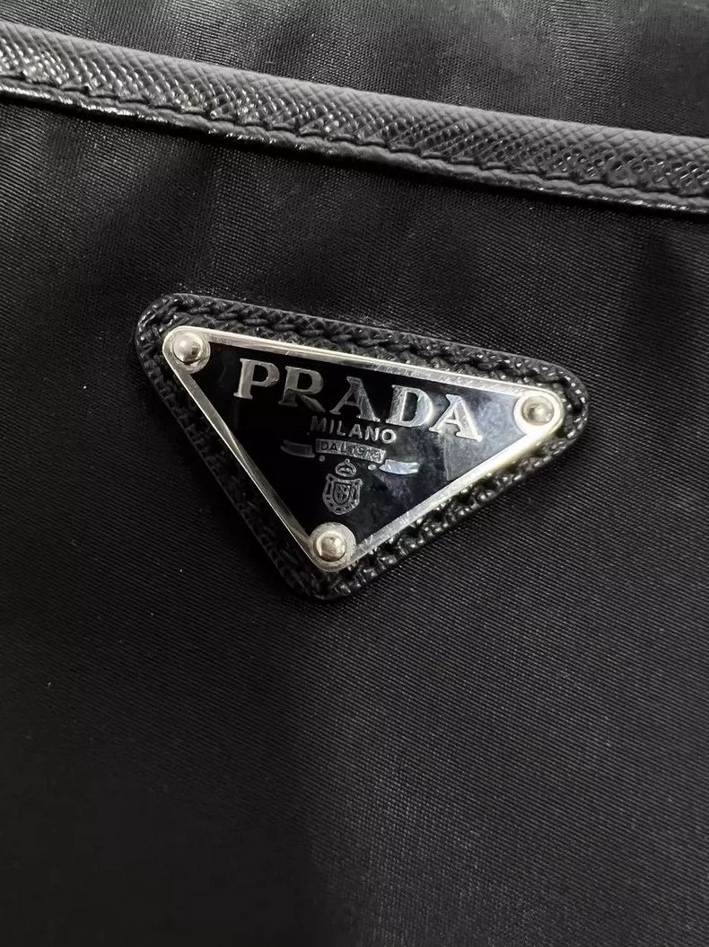 Prada PRADA Nylon Triangle Logo Crossbody Bag-yf Size ONE SIZE - 3 Thumbnail