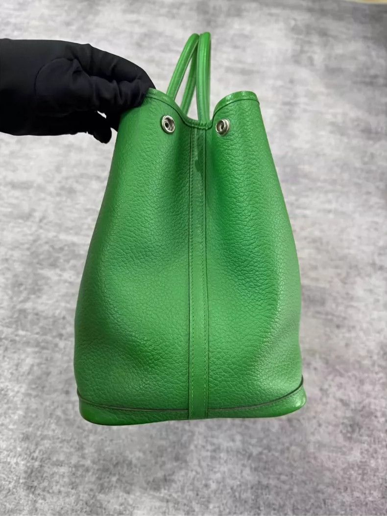Hermes Hermes Peacock Green Garden Bag 36 Togo-yf Size ONE SIZE - 3 Thumbnail
