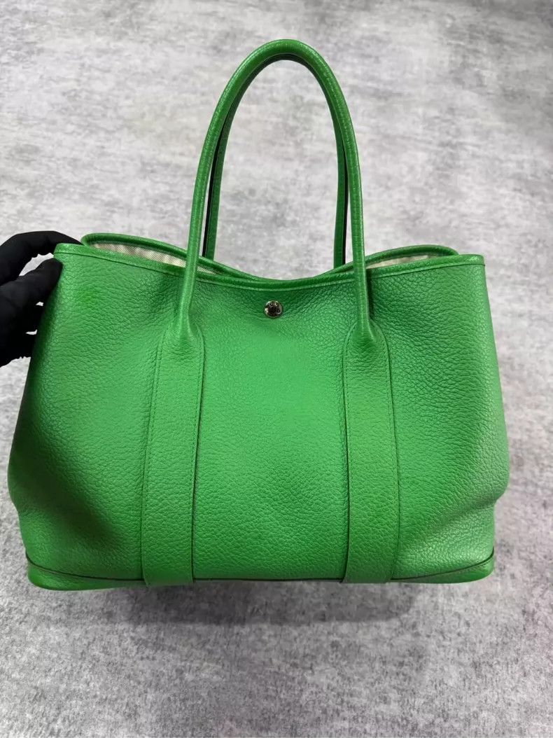 Hermes Hermes Peacock Green Garden Bag 36 Togo-yf Size ONE SIZE - 2 Thumbnail
