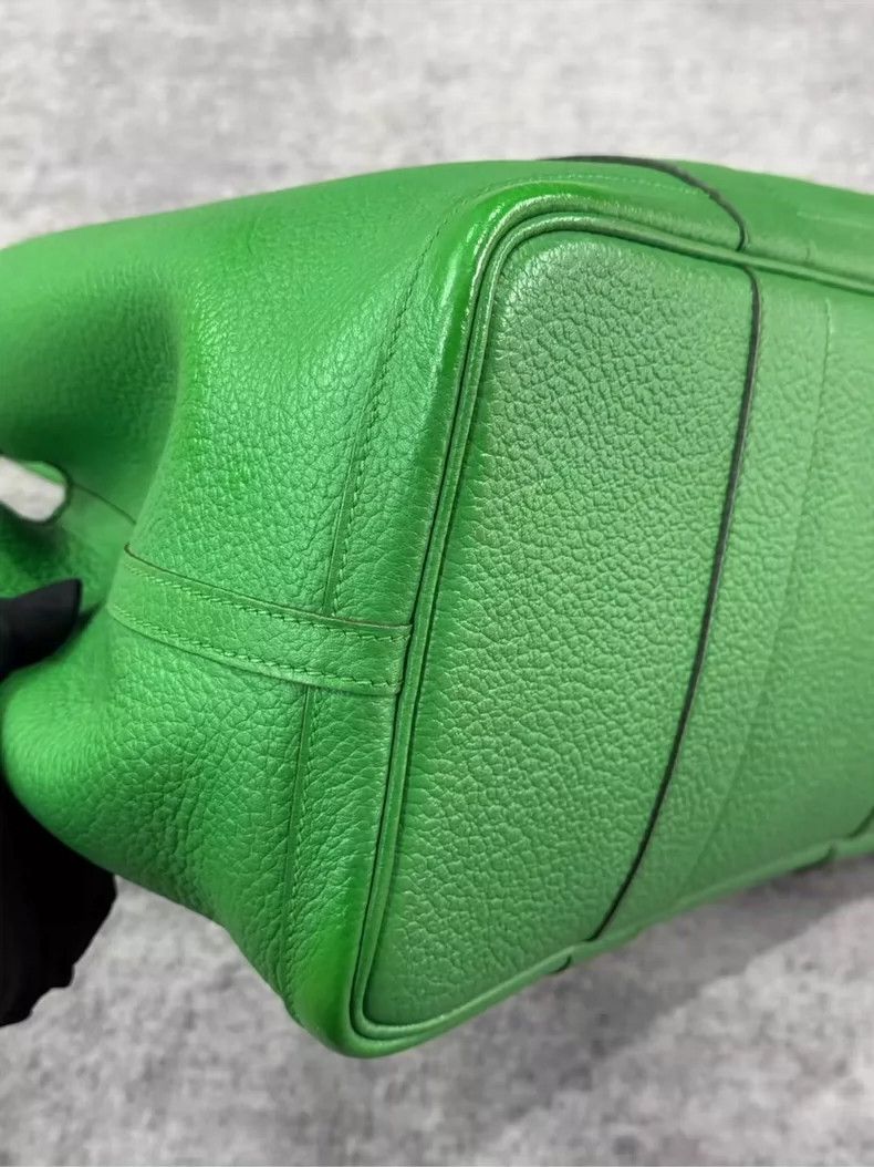 Hermes Hermes Peacock Green Garden Bag 36 Togo-yf Size ONE SIZE - 5 Thumbnail