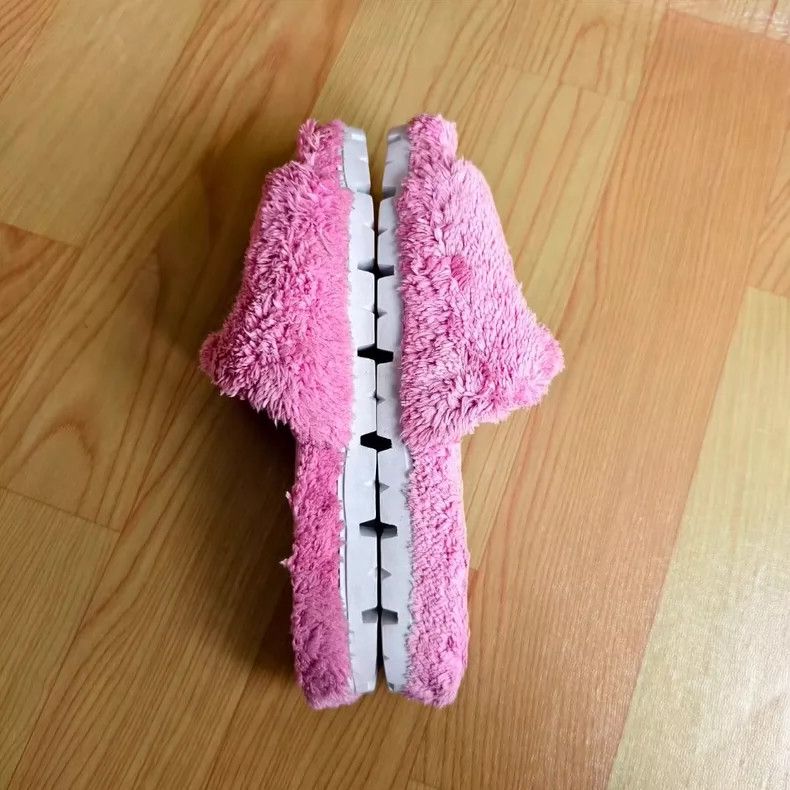 Prada Prada Pink Teddy Slippers Size 39-yf Size US 8 / IT 38 - 3 Thumbnail