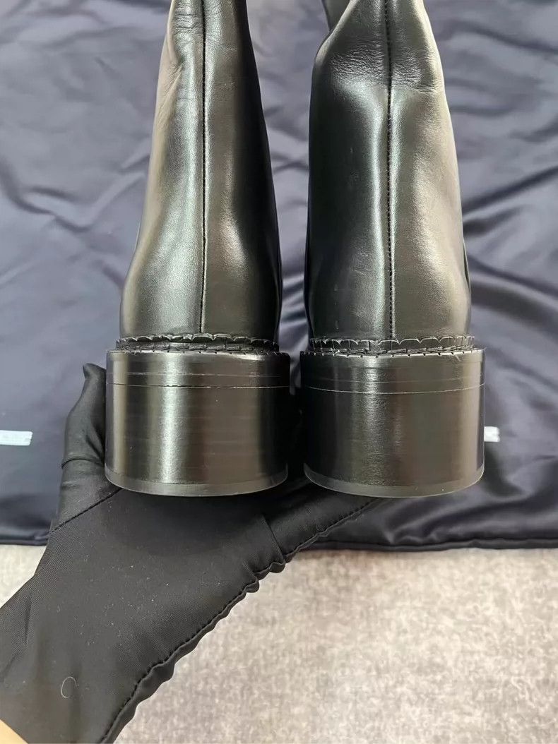 Prada Prada Leather Knee-High Boots for Women-yf Size US 7 / IT 37 - 7 Thumbnail