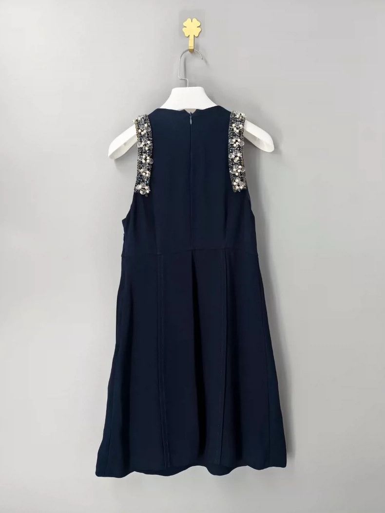 Miu Miu MIUMIU Embellished Dress with Pockets-yf Size M / US 6-8 / IT 42-44 - 2 Thumbnail