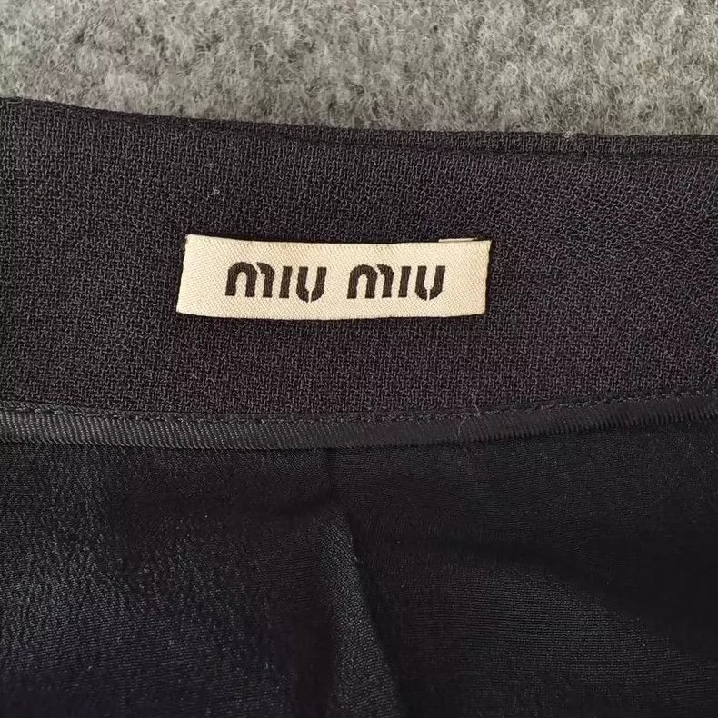 Miu Miu Miu Miu Black Bow Wool Coat Size 42-yf Size L / US 10 / IT 46 - 3 Thumbnail