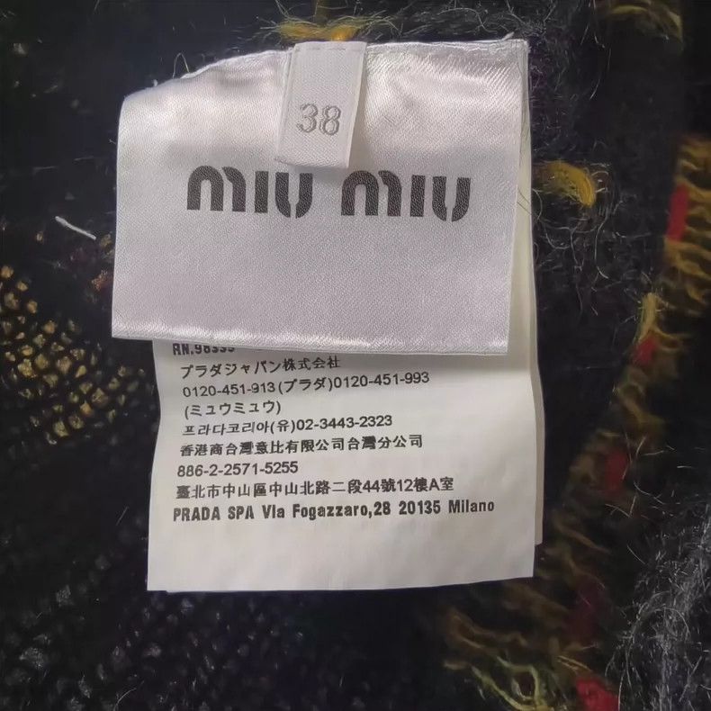 Miu Miu Miu Miu Cropped Sweater with Stripes-yf Size M / US 6-8 / IT 42-44 - 4 Thumbnail