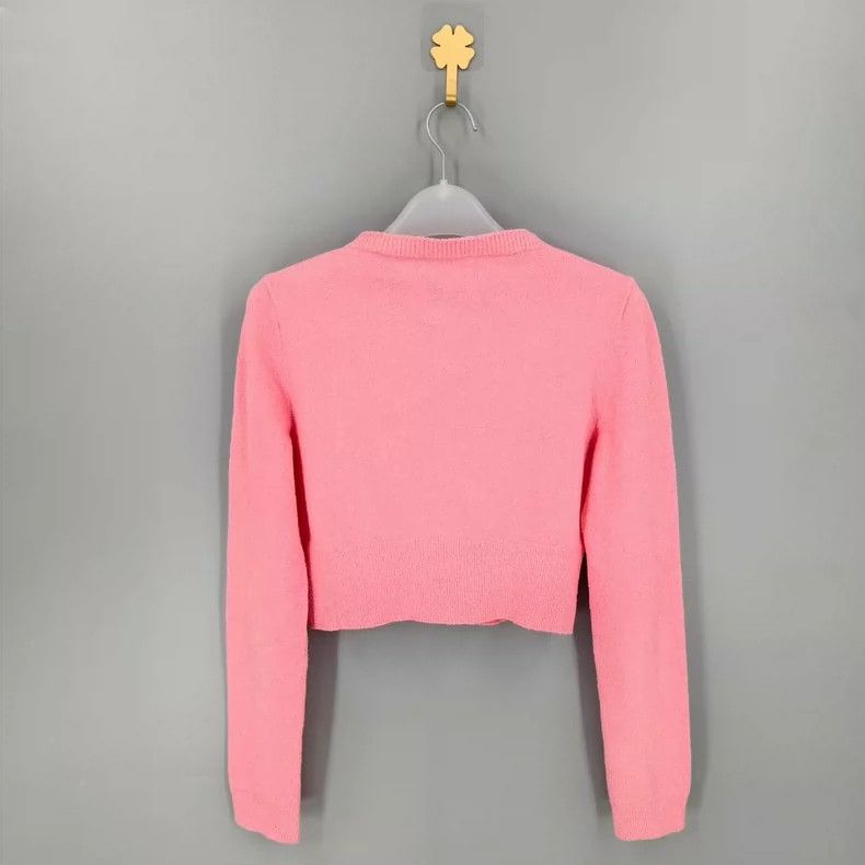 Miu Miu Miu Miu Pink Knit Long Sleeve Sweater-yf Size M / US 6-8 / IT 42-44 - 2 Thumbnail