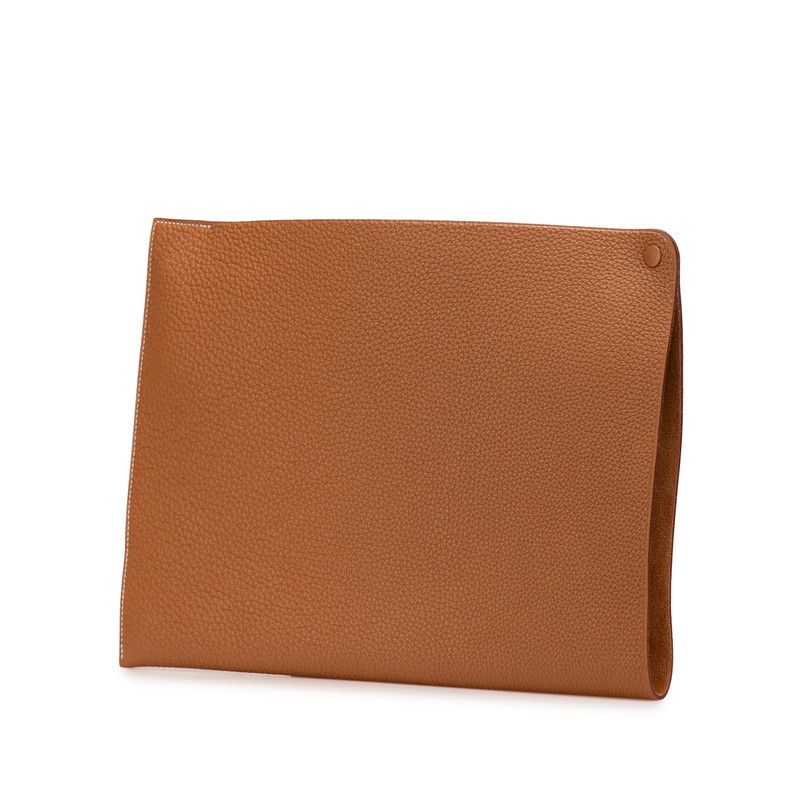 Hermes Hermes Hermes Document Case Togo Document Case Leather Business Bag Stamp M (2009) Size ONE SIZE - 2 Thumbnail