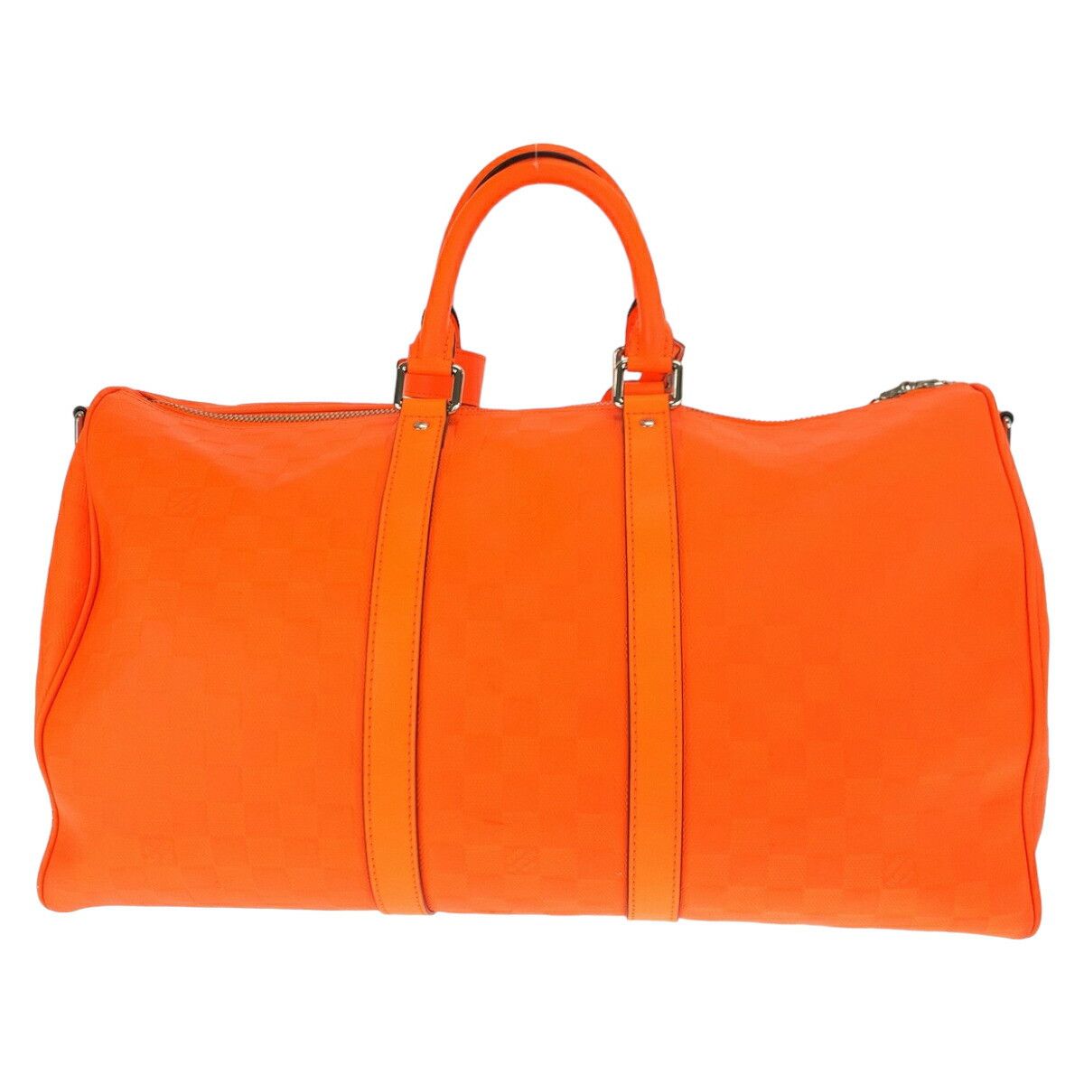Louis Vuitton Louis Vuitton Louis Vuitton Damier Infini Keepall 2way Boston Bag N41142 Canvas Travel Bag N41142 DUTY FREE for USA Size ONE SIZE - 3 Thumbnail