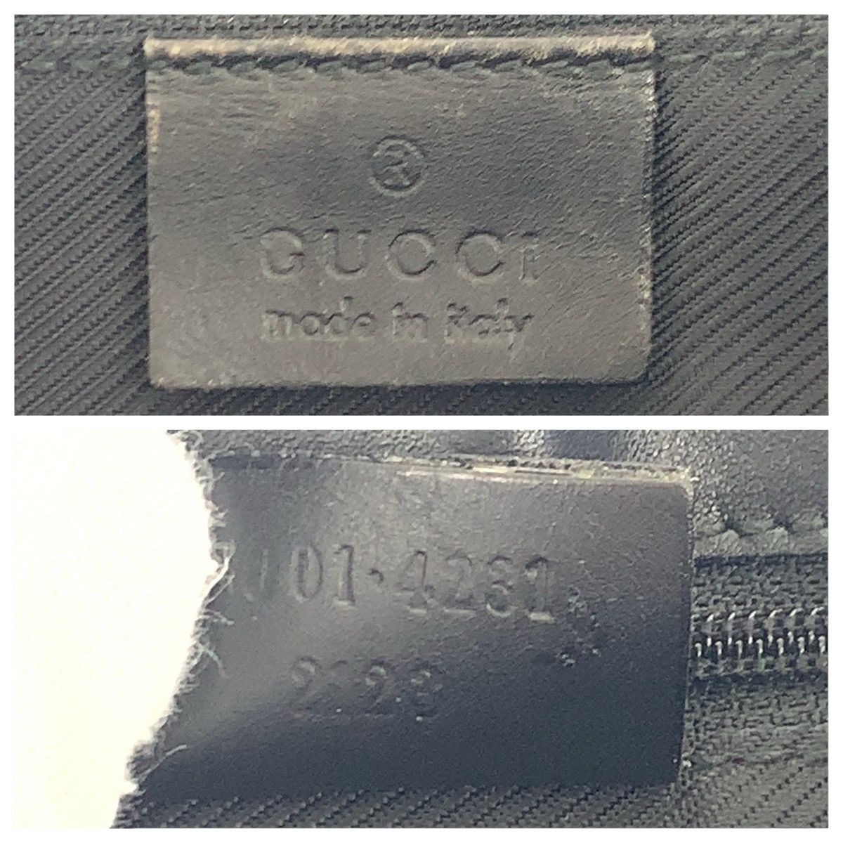 Gucci Gucci Gucci GG Canvas/Leather Shoulder Bag 001 4231 Canvas Shoulder Bag 001 4231 DUTY FREE for USA Size ONE SIZE - 4 Thumbnail