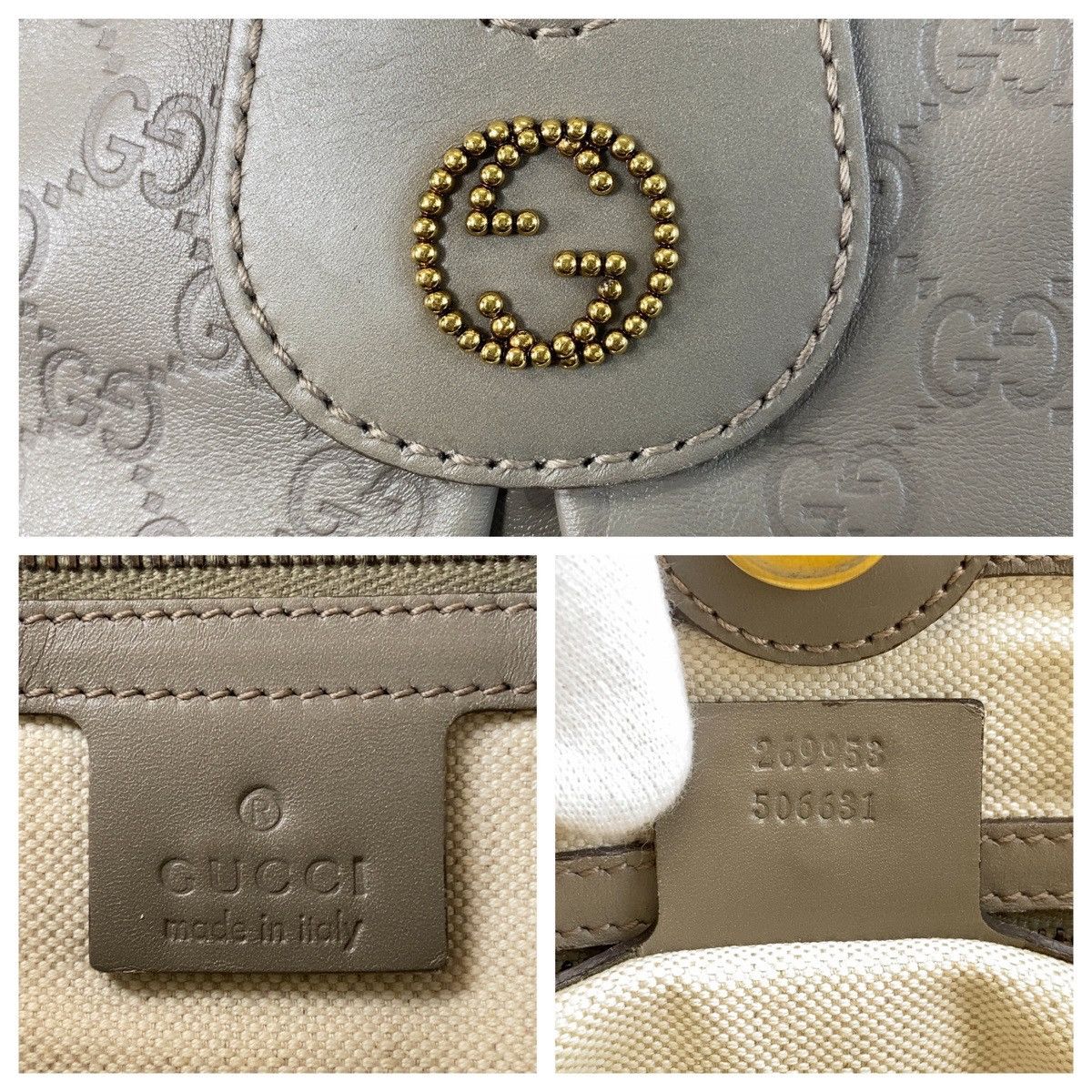 Gucci Gucci Gucci Guccissima Scarlet 2way bag 269953 Leather Shoulder Bag 269953 DUTY FREE for USA Size ONE SIZE - 4 Thumbnail