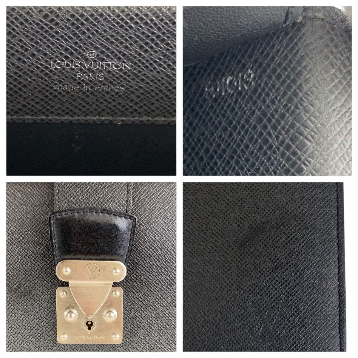 Louis Vuitton Louis Vuitton Louis Vuitton Taiga Pilot Case Briefcase M30022 Leather Business Bag M30022 DUTY FREE for USA Size ONE SIZE - 4 Thumbnail