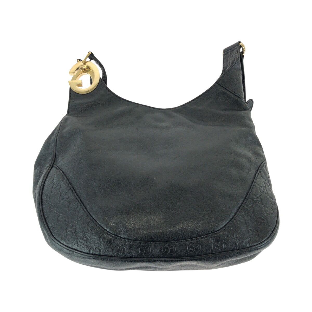Gucci Gucci Gucci Guccissima Black Leather 2way Shoulder Bag 203503 Leather Shoulder Bag 203503 DUTY FREE for USA Size ONE SIZE - 2 Thumbnail