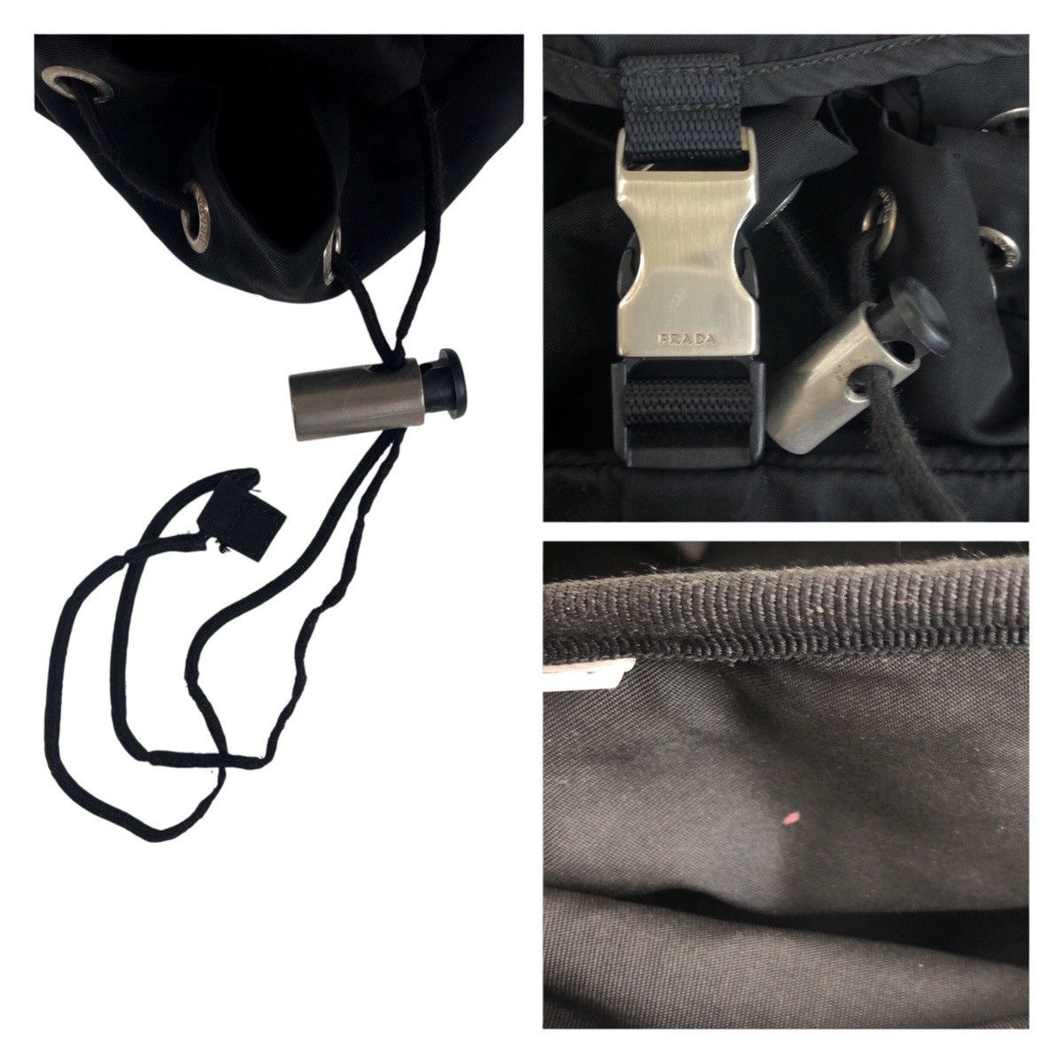Prada Prada Prada Tessuto Triangle Logo Plate Nylon Backpack Others Backpack DUTY FREE for USA Size ONE SIZE - 4 Thumbnail
