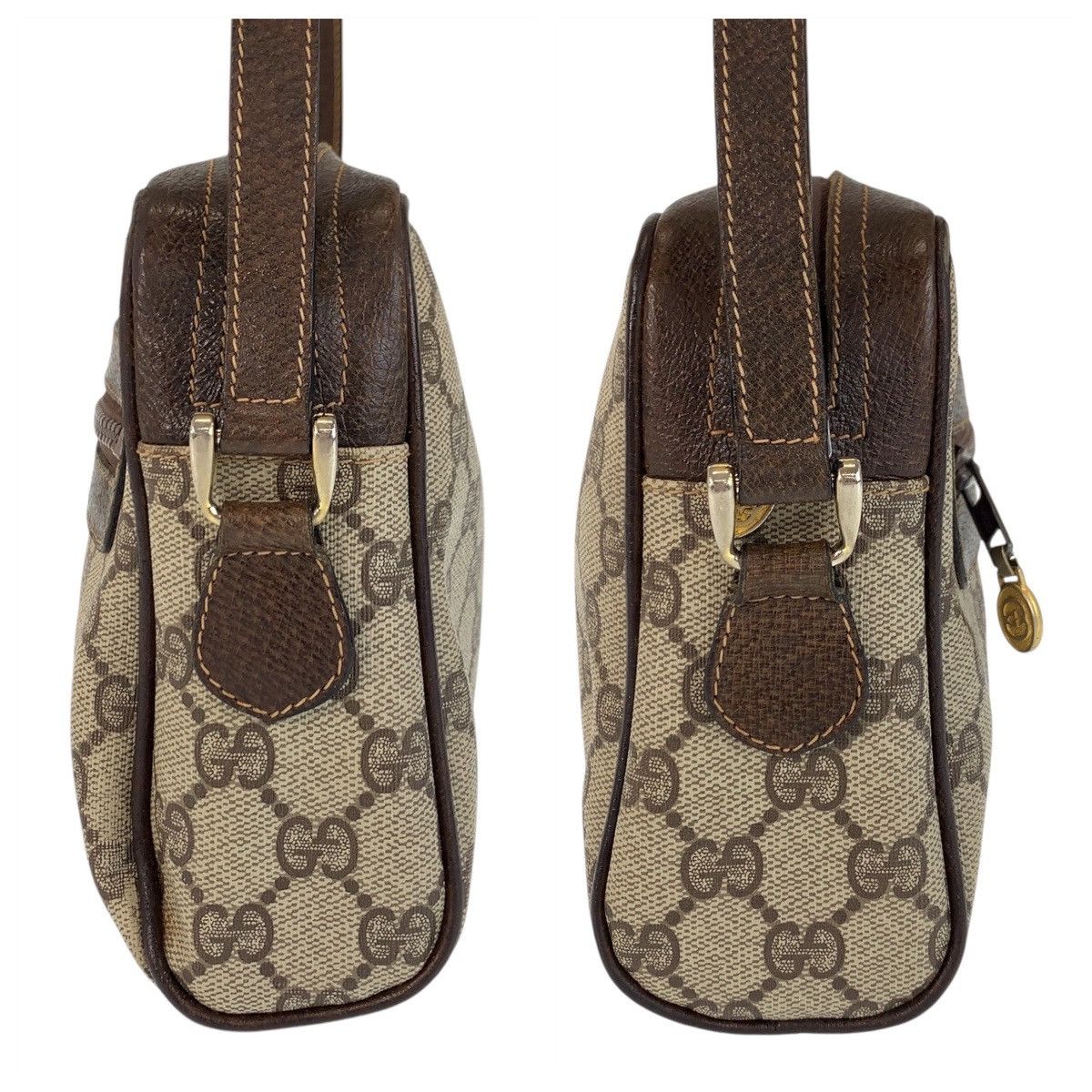 Gucci Gucci Gucci GG Supreme Canvas/Leather Old Gucci Sheline Shoulder Bag 51 01 3552 Canvas Shoulder Bag 51 01 3552 Size ONE SIZE - 7 Thumbnail