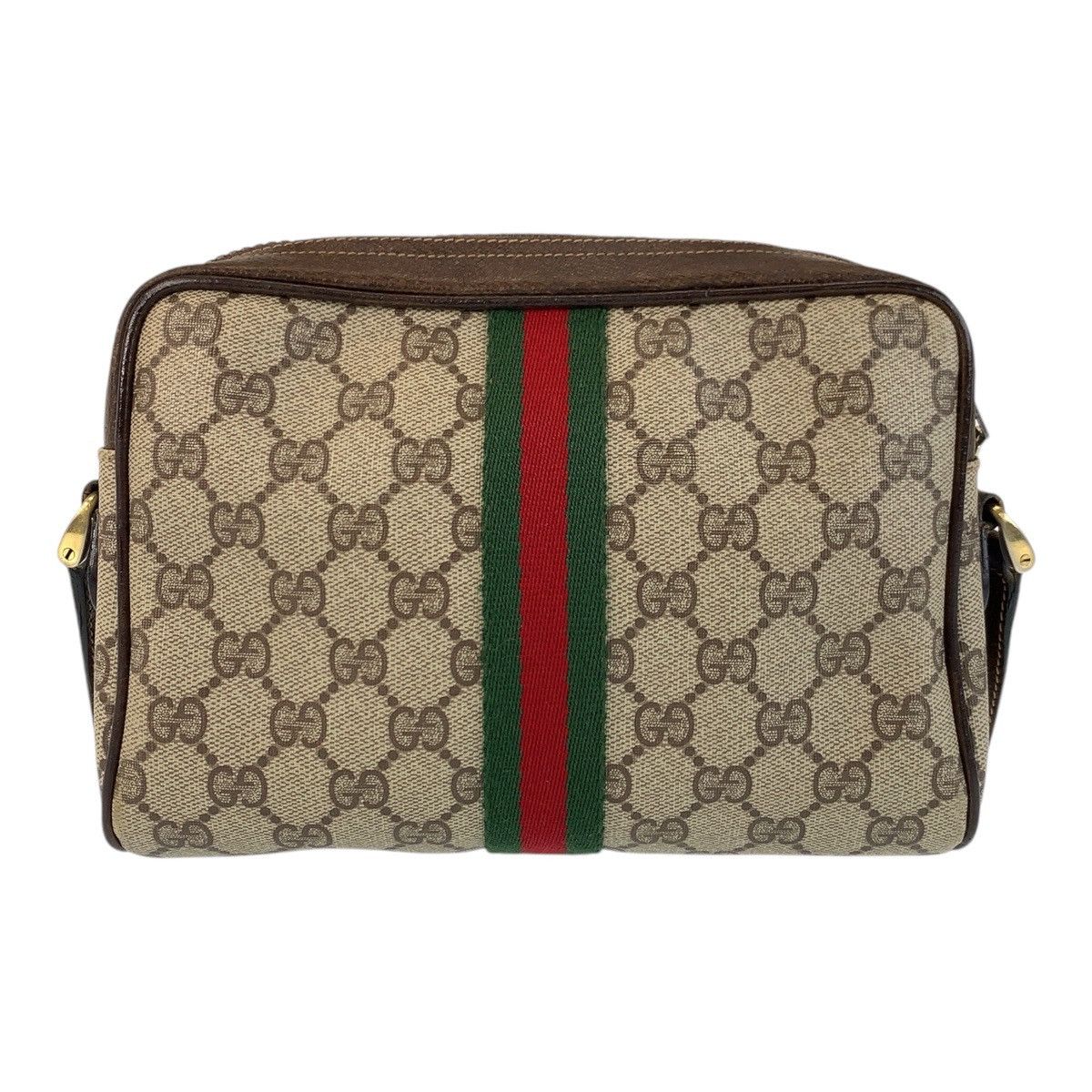 Gucci Gucci Gucci GG Supreme Canvas/Leather Old Gucci Sheline Shoulder Bag 51 01 3552 Canvas Shoulder Bag 51 01 3552 Size ONE SIZE - 2 Thumbnail