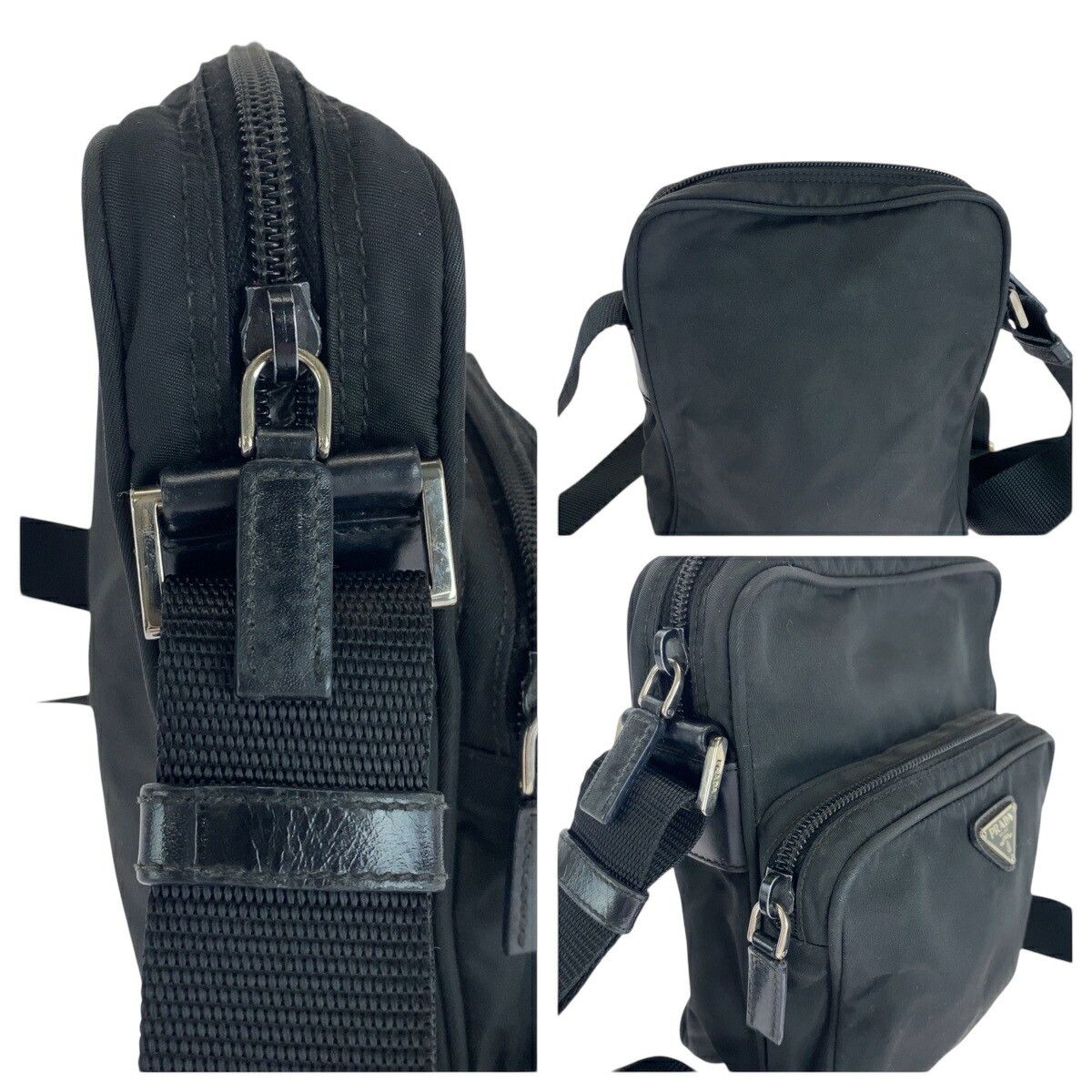 Prada Prada Prada Tessuto Triangle Logo Plate Nylon Shoulder Bag BT0169 Others Shoulder Bag BT0169 Size ONE SIZE - 5 Thumbnail