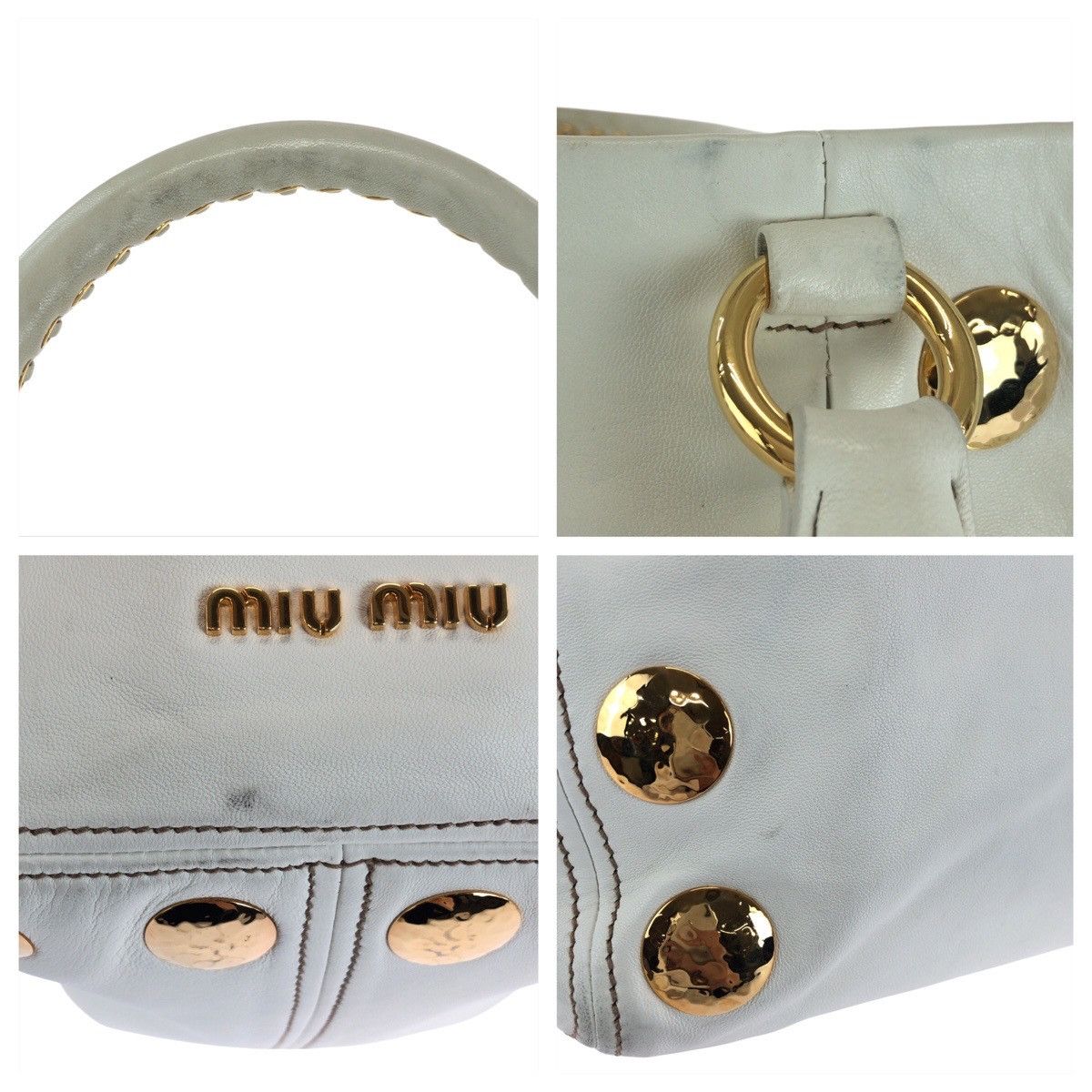 Miu Miu Miu Miu Miu Miu Leather 2way Bag Leather Shoulder Bag 501456 DUTY FREE for USA Size ONE SIZE - 5 Thumbnail