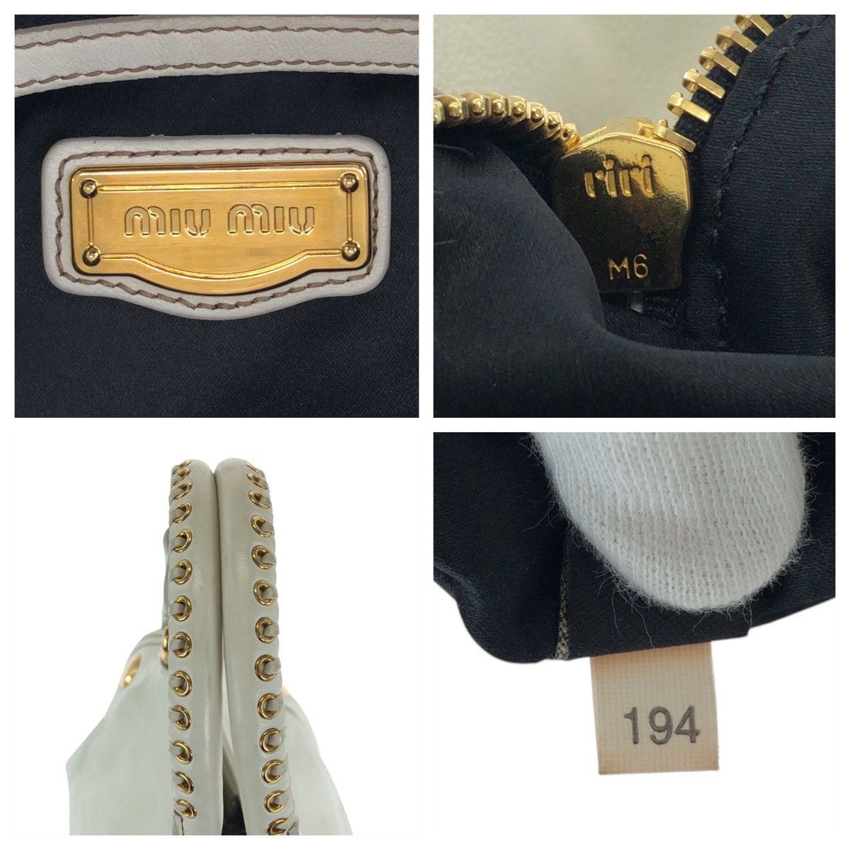 Miu Miu Miu Miu Miu Miu Leather 2way Bag Leather Shoulder Bag 501456 DUTY FREE for USA Size ONE SIZE - 4 Thumbnail
