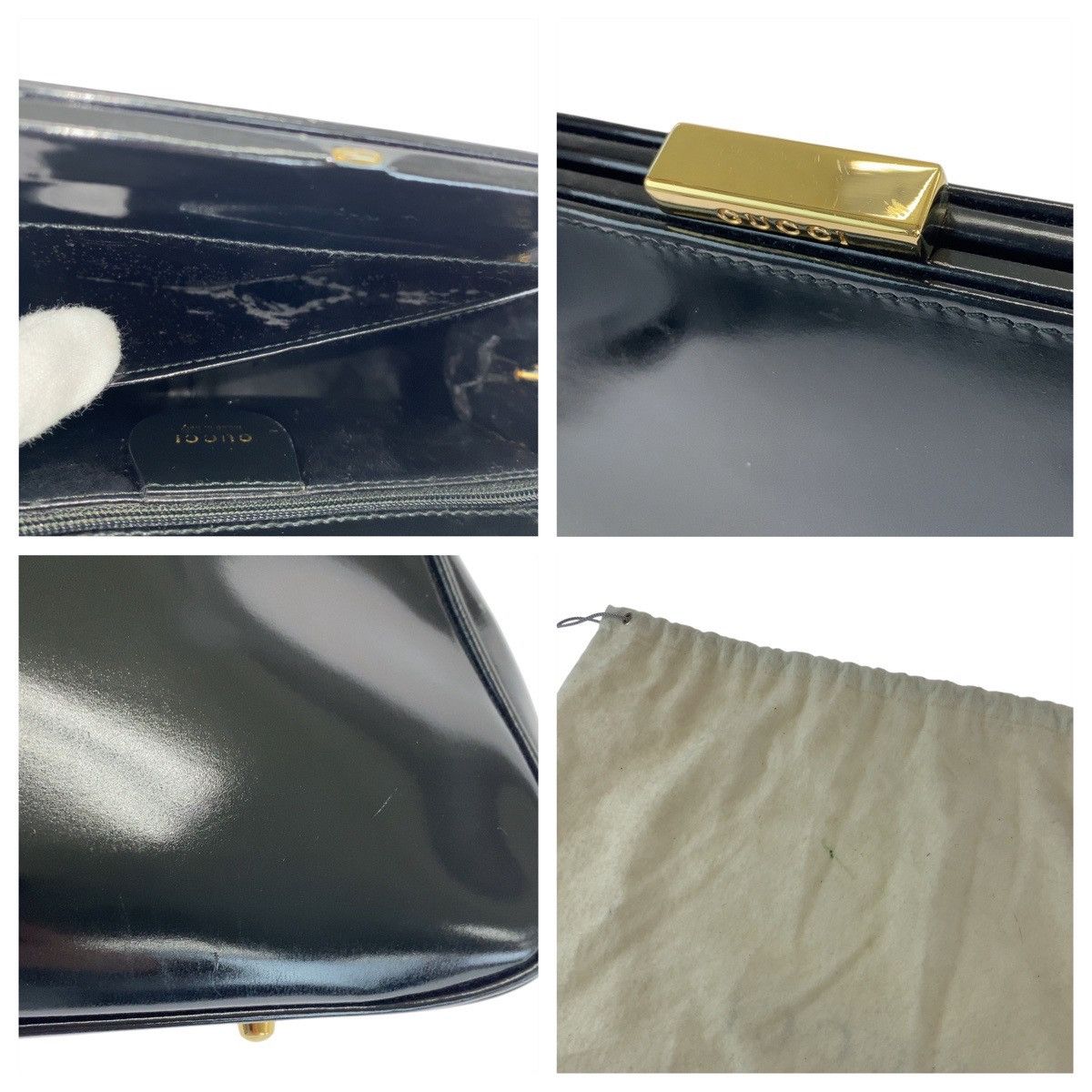 Gucci Gucci Gucci Leather Bamboo 2way Bag 000 2046 0296 Leather Shoulder Bag 000 2046 0296 Size ONE SIZE - 5 Thumbnail
