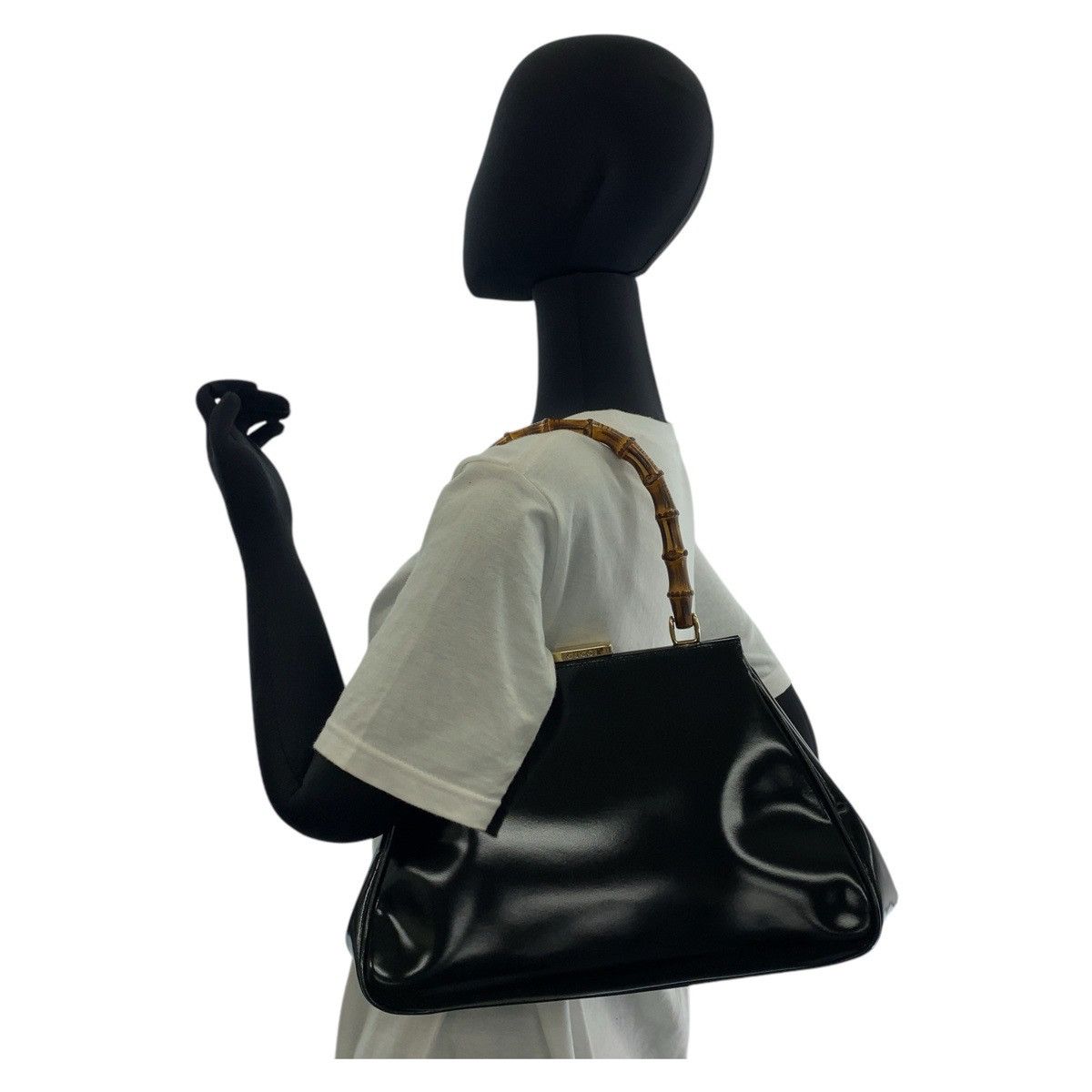 Gucci Gucci Gucci Leather Bamboo 2way Bag 000 2046 0296 Leather Shoulder Bag 000 2046 0296 Size ONE SIZE - 6 Thumbnail