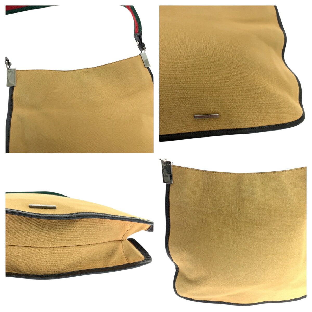 Gucci Gucci Gucci Canvas Sheline Line Shoulder Bag 001 4321 Canvas Shoulder Bag 001 4321 DUTY FREE for USA Size ONE SIZE - 6 Thumbnail